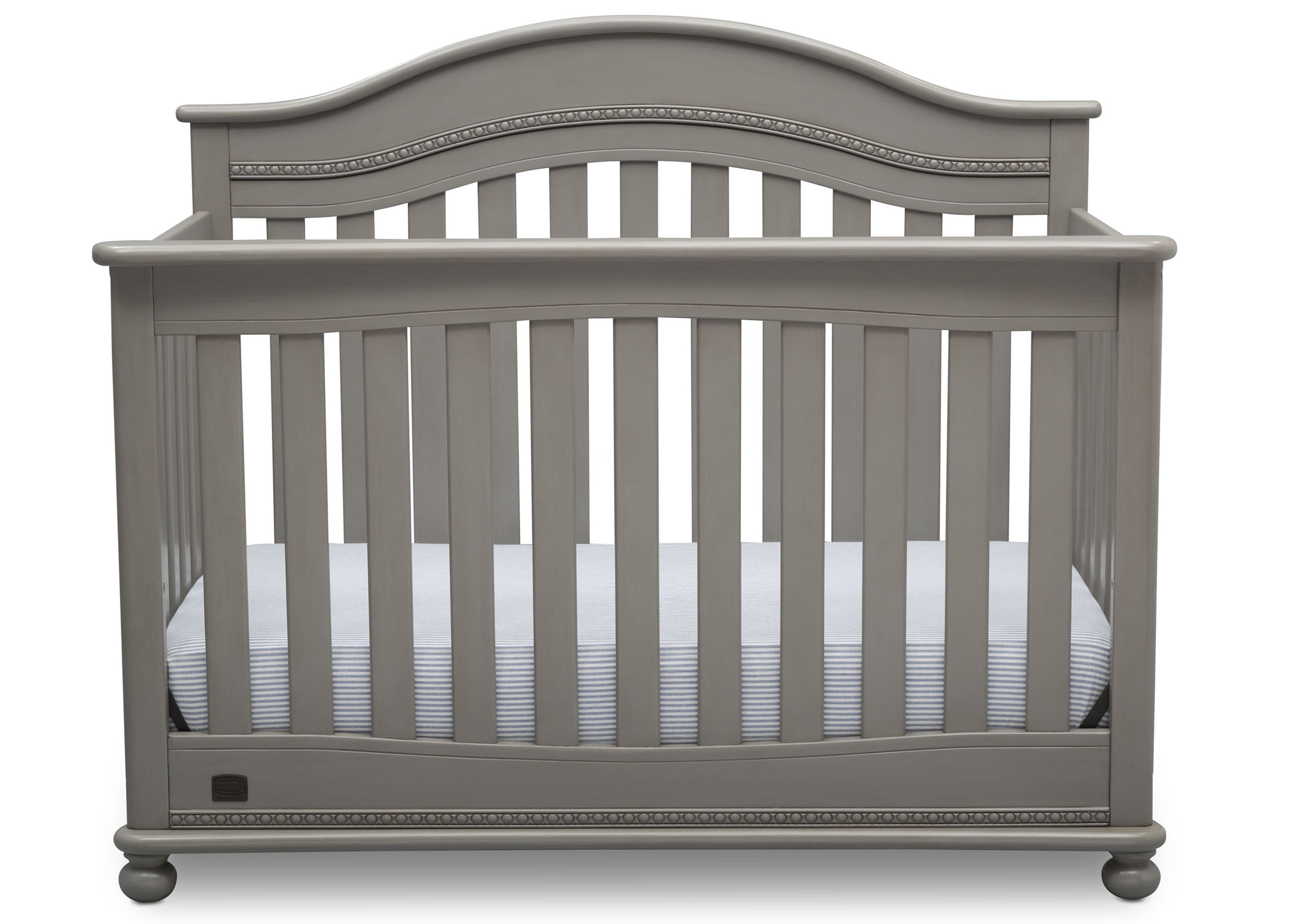 Bristol 4-in-1 Convertible Baby Crib - Toddler Bed, Daybed & Full-Size Bed Frame - Safe Nursery Furniture for Newborns & Kids - Perfect for Bedrooms, Daycare & Guest Rooms
