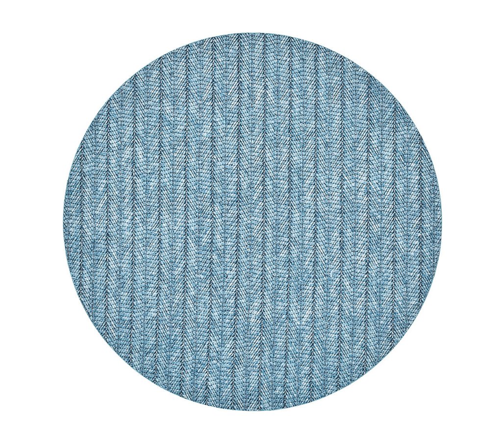 Premium Herringbone Pattern Placemats Set of 4 - Waterproof & Heat Resistant Dining Table Mats for Formal Dinner Parties, Holiday Gatherings & Everyday Use