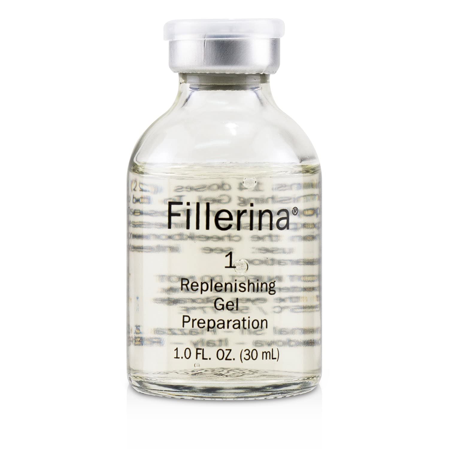 Fillerina Dermo-Cosmetic Replenishing Gel for Face - Grade 3 Anti-Aging Treatment (2x30ml + 2 Applicators) | At-Home Wrinkle Reduction & Skin Hydration | Perfect for Night Routine & Dry Skin Care