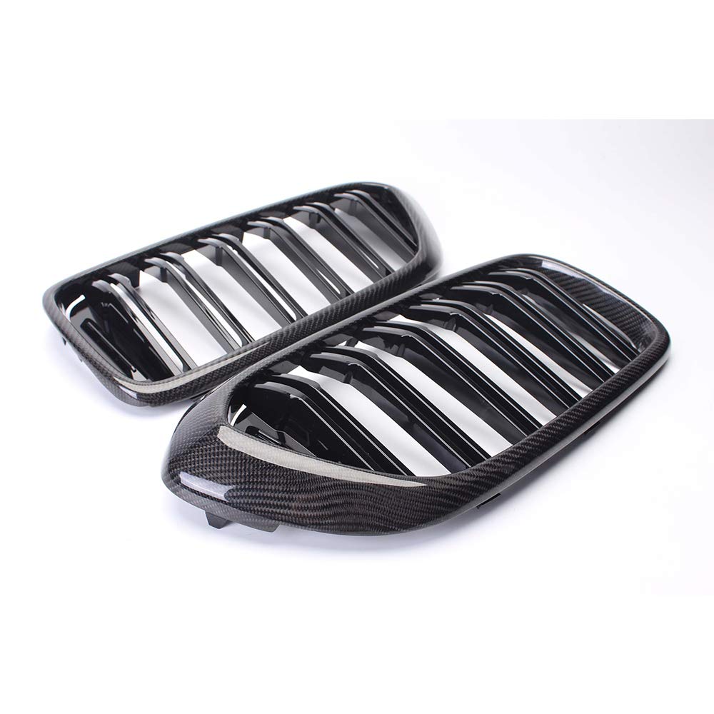 Premium Carbon Fiber Black Kidney Grille for BMW G32 630i 640i 6 Series GT (2017-2019) - High-Performance Replacement Part for Sporty Look & Enhanced Airflow