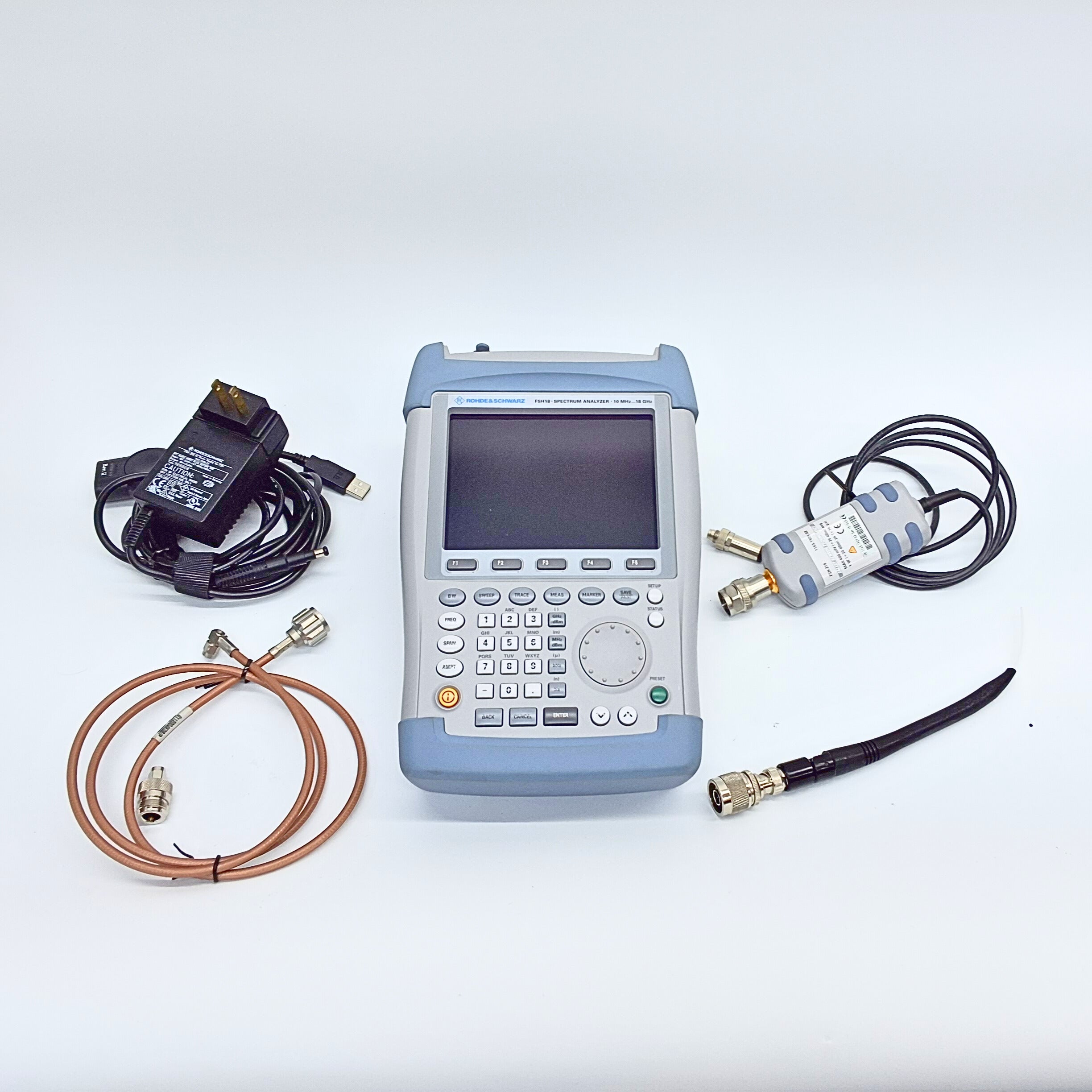 Rohde&Schwarz FSH18 Handheld Spectrum Analyzer - Portable RF Signal Testing Device for Wireless Communication, Field Maintenance & Electronics Repair