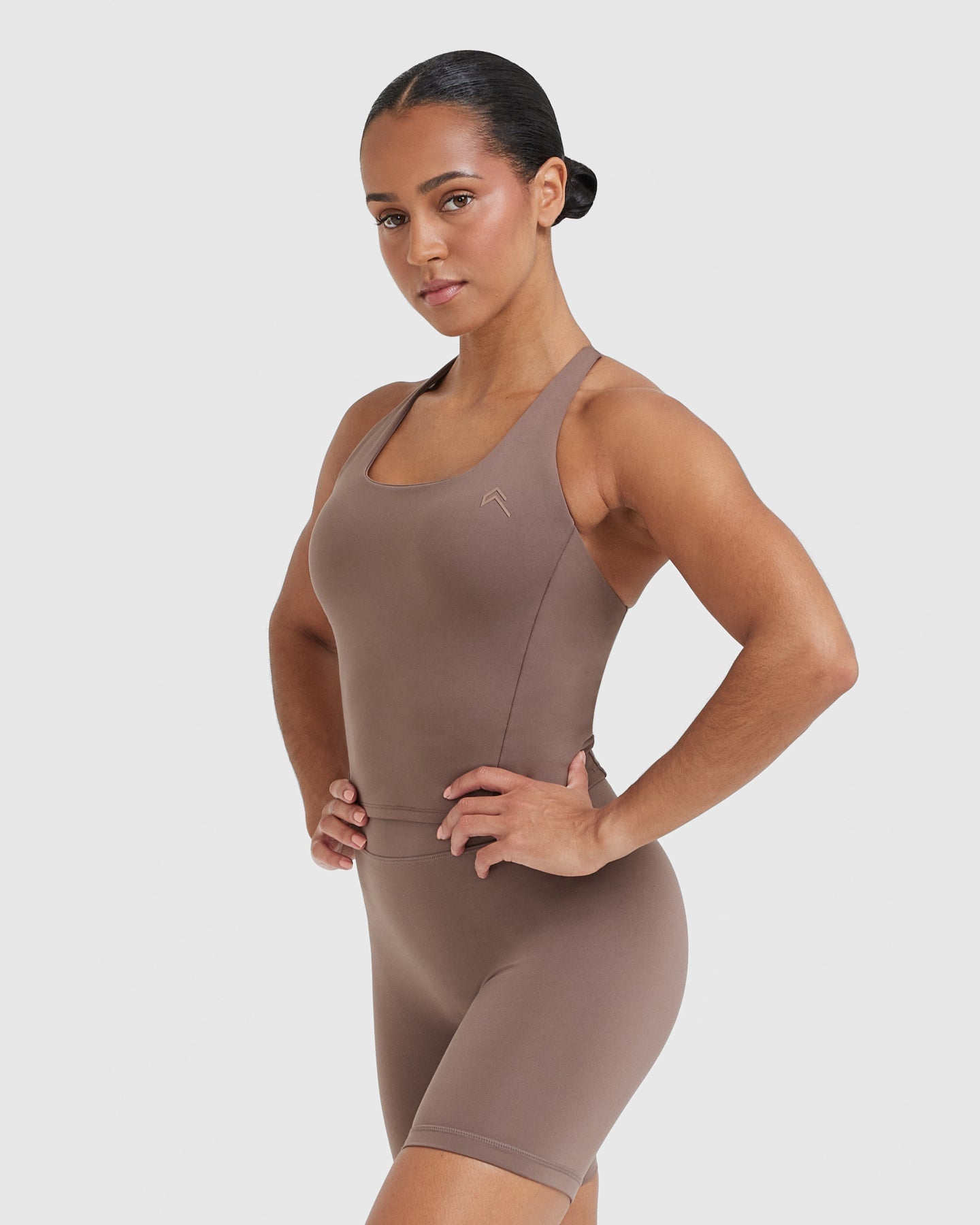 Timeless Square Neck Mid Vest for Women - Cool Brown | Casual & Layering Outfits | Perfect for Fall & Winter Fashion