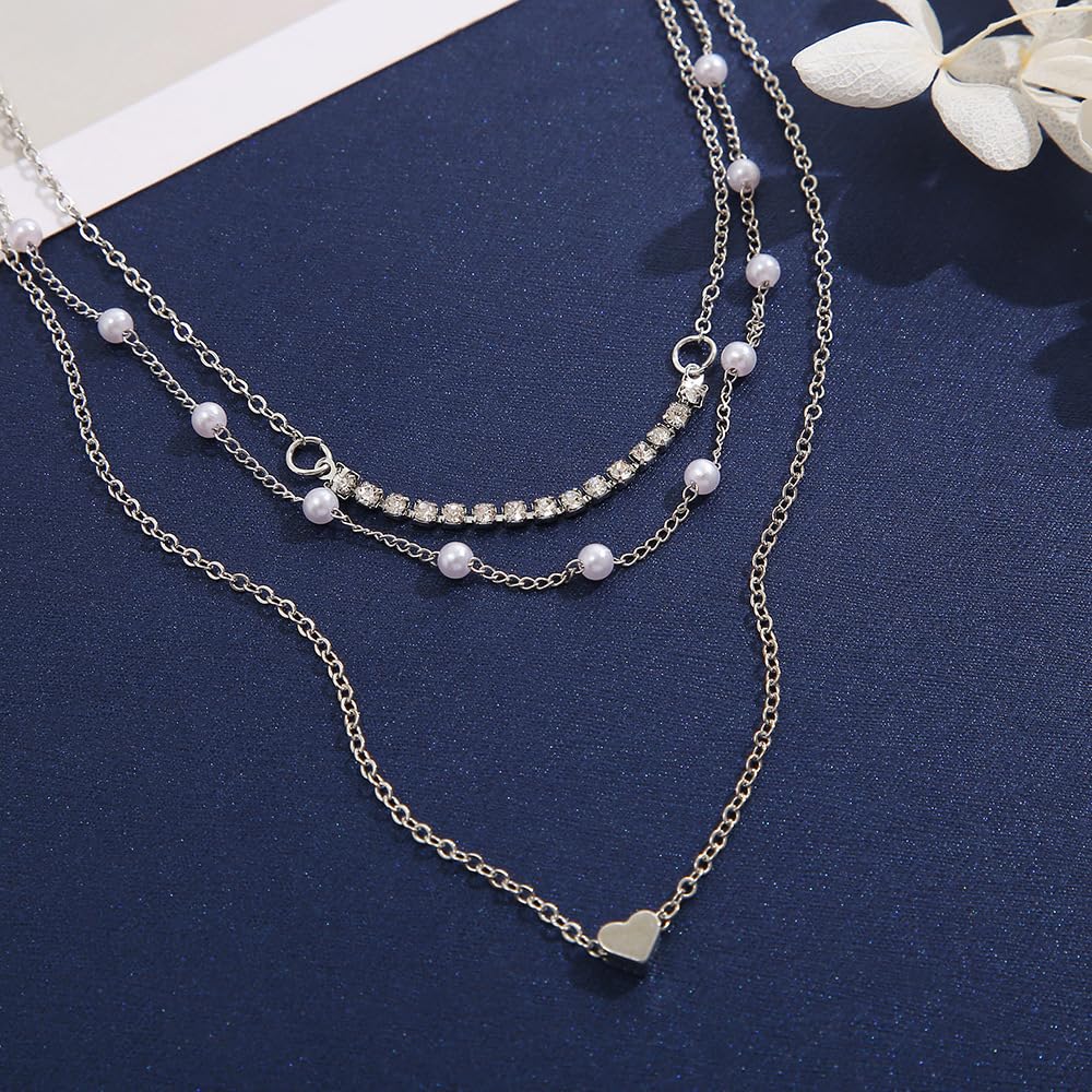 Elegant Gold Pearl Necklace for Women - Handmade Dainty Layered Y-Necklace with Tiny Pearls | Perfect for Weddings, Bridal Parties, Birthdays & Special Occasions | Timeless Pearl Jewelry Gift