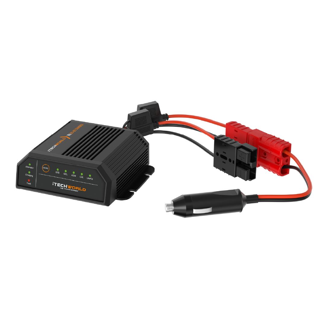 iTECHDCDC10 | 12V 10A DC to DC Battery Charger for Cars, Boats & RVs | Fast Charging & Voltage Stabilizer for Off-Grid Power Systems