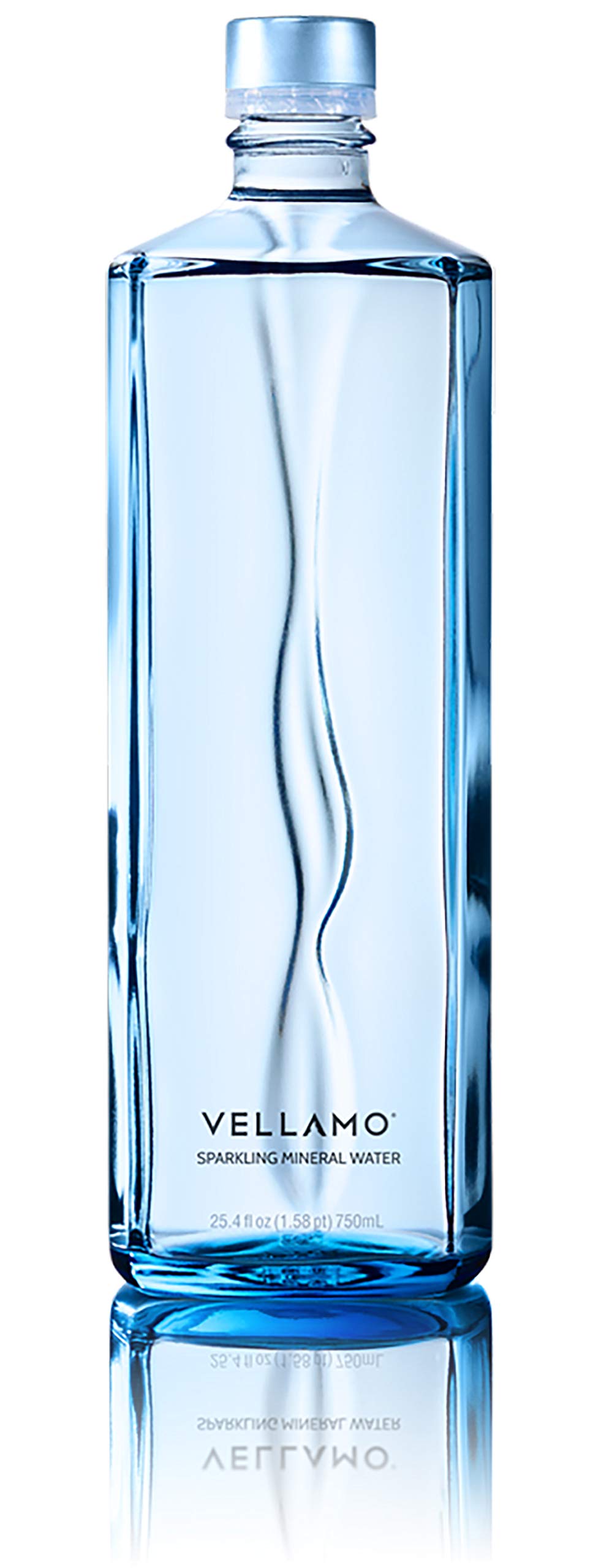 Vellamo Sparkling Natural Mineral Water - 12 Pack (750ml Glass Bottles) - Premium Hydration for Parties, Restaurants & Healthy Lifestyle