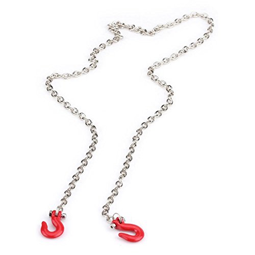 VGEBY1 RC Chain Hook - Mini Metal Trailer Hook for 1/10 SCX10 D90 RC Crawler Climbing Cars - Heavy Duty RC Accessories for Off-Road Adventure & Rock Crawling Scenes