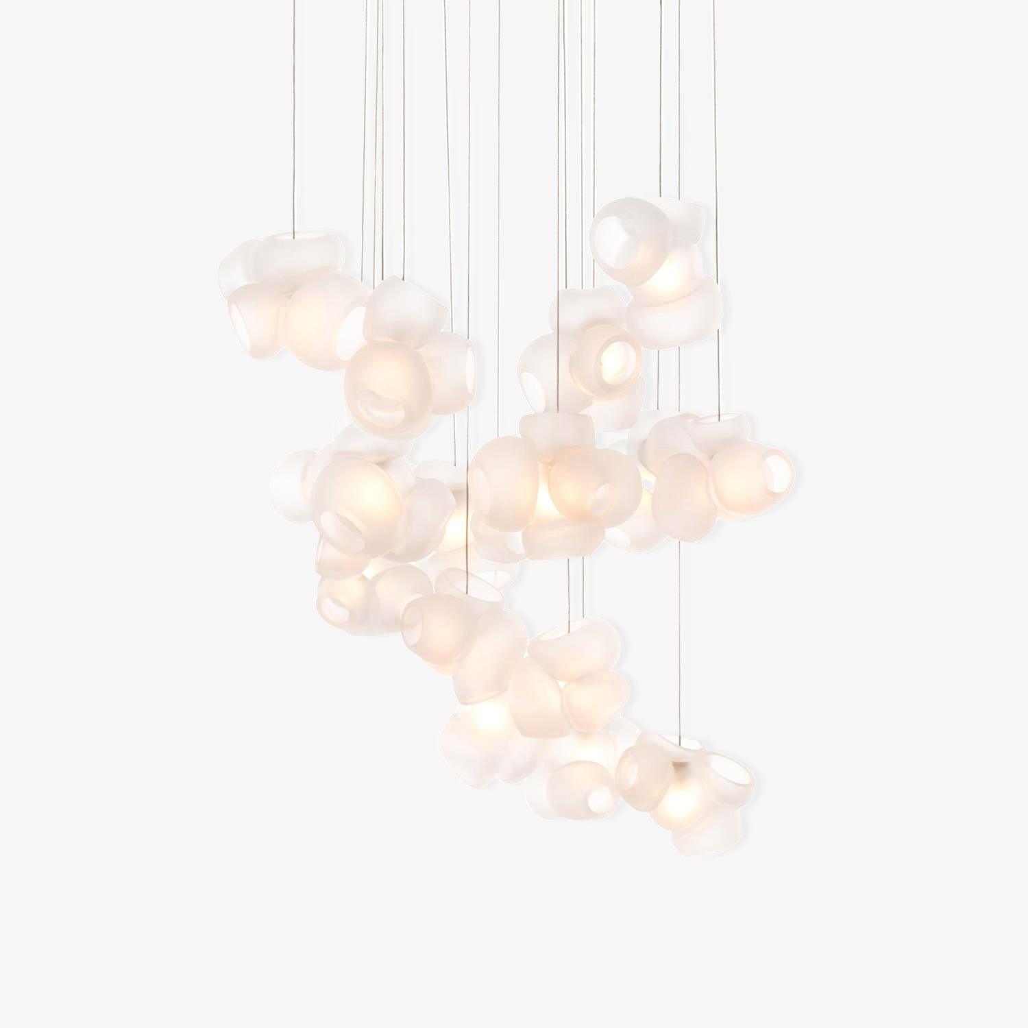 Modern Bubbles Cluster Pendant Light - Elegant Glass Ceiling Lamp for Dining Room, Kitchen Island, Living Room & Bedroom Lighting Decor