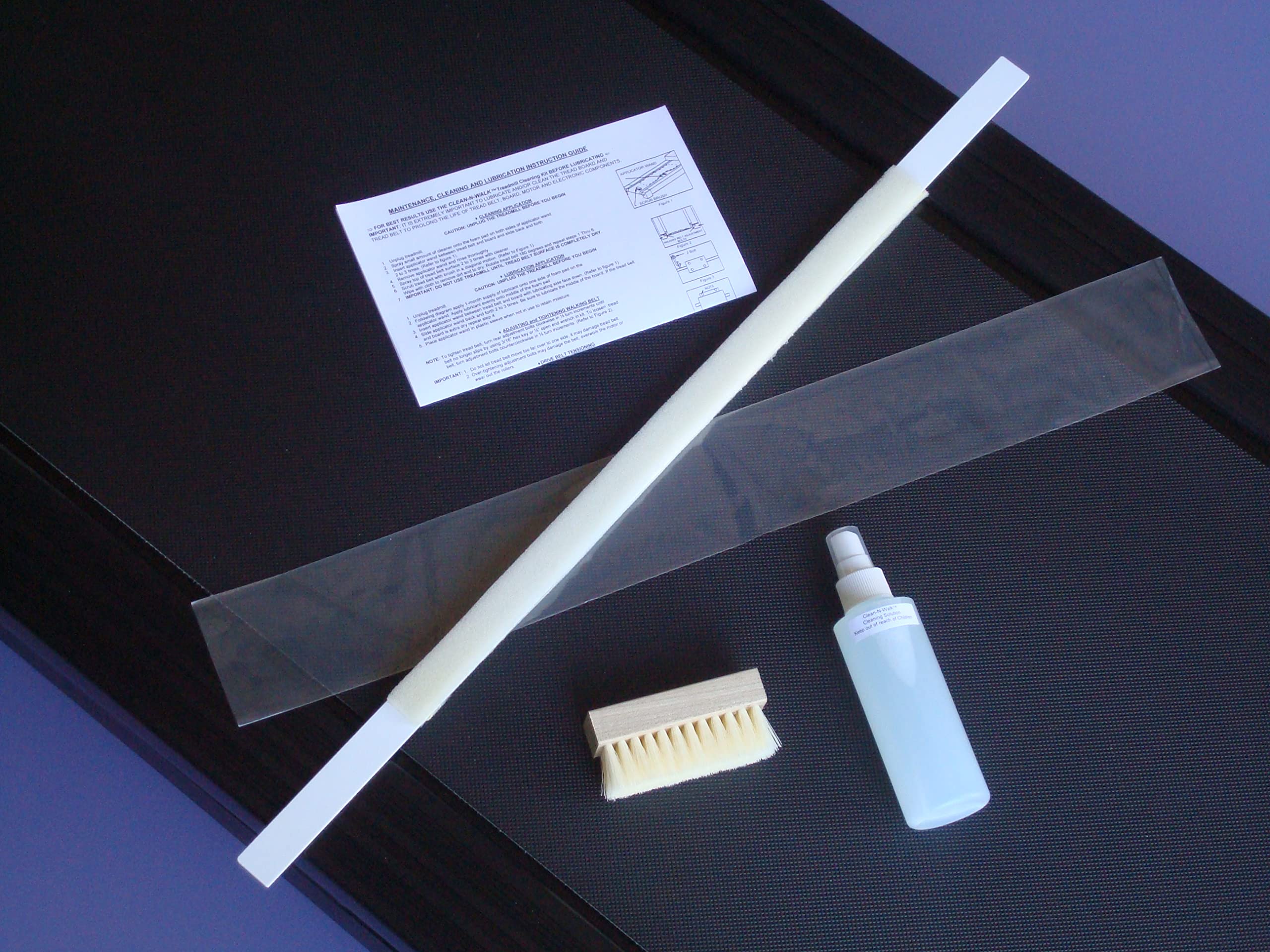 Original Treadmill Cleaning and Lubrication Kit - Clean-N-Walk Home Combo Kit | Official Partner for Major Brands | Perfect for Home Gym Maintenance & Treadmill Care