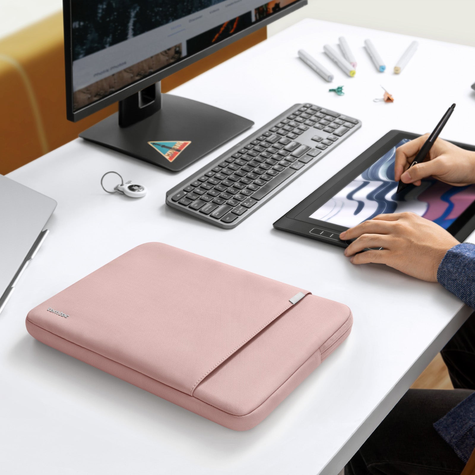 Premium Defender A13 Laptop Sleeve for 16-inch MacBook Pro - Shockproof & Water-Resistant Protective Case - Perfect for Travel, Office & School Use