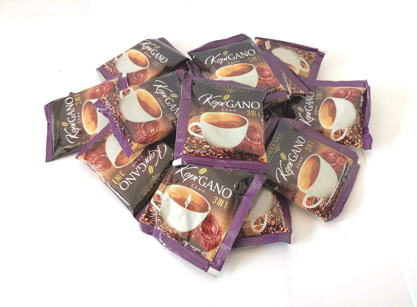 Premium Gano Excel 3-in-1 Ganoderma Coffee - 10 Box Pack (60 Sachets) - Immune Support & Energy Boost - Perfect for Office, Travel & Home Brewing