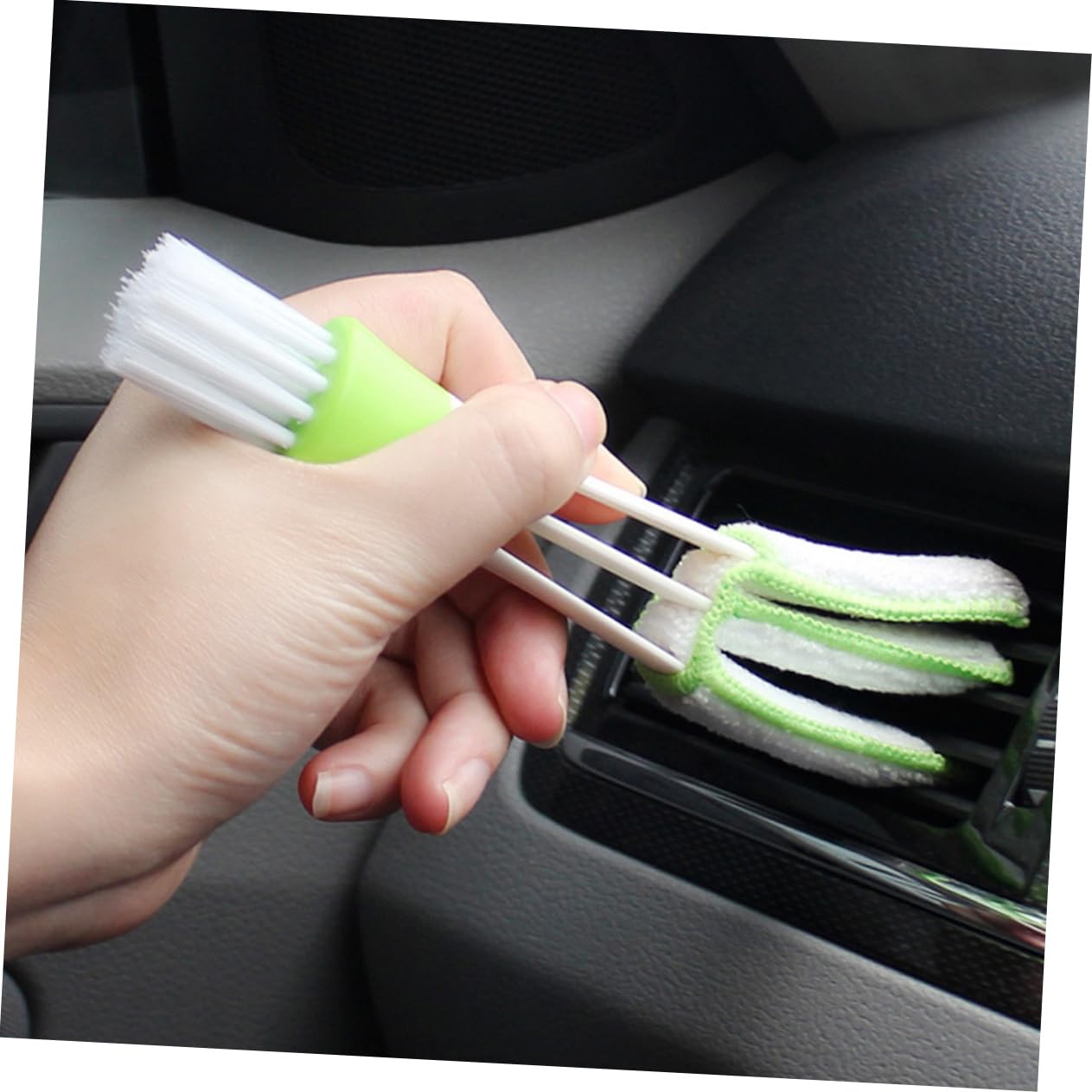 Vaguelly Multifunctional Air Vent Cleaner Brush - Mini Duster for Air Outlets, Fans & Shutters | Perfect for Home, Car AC Vents & Electronics Cleaning