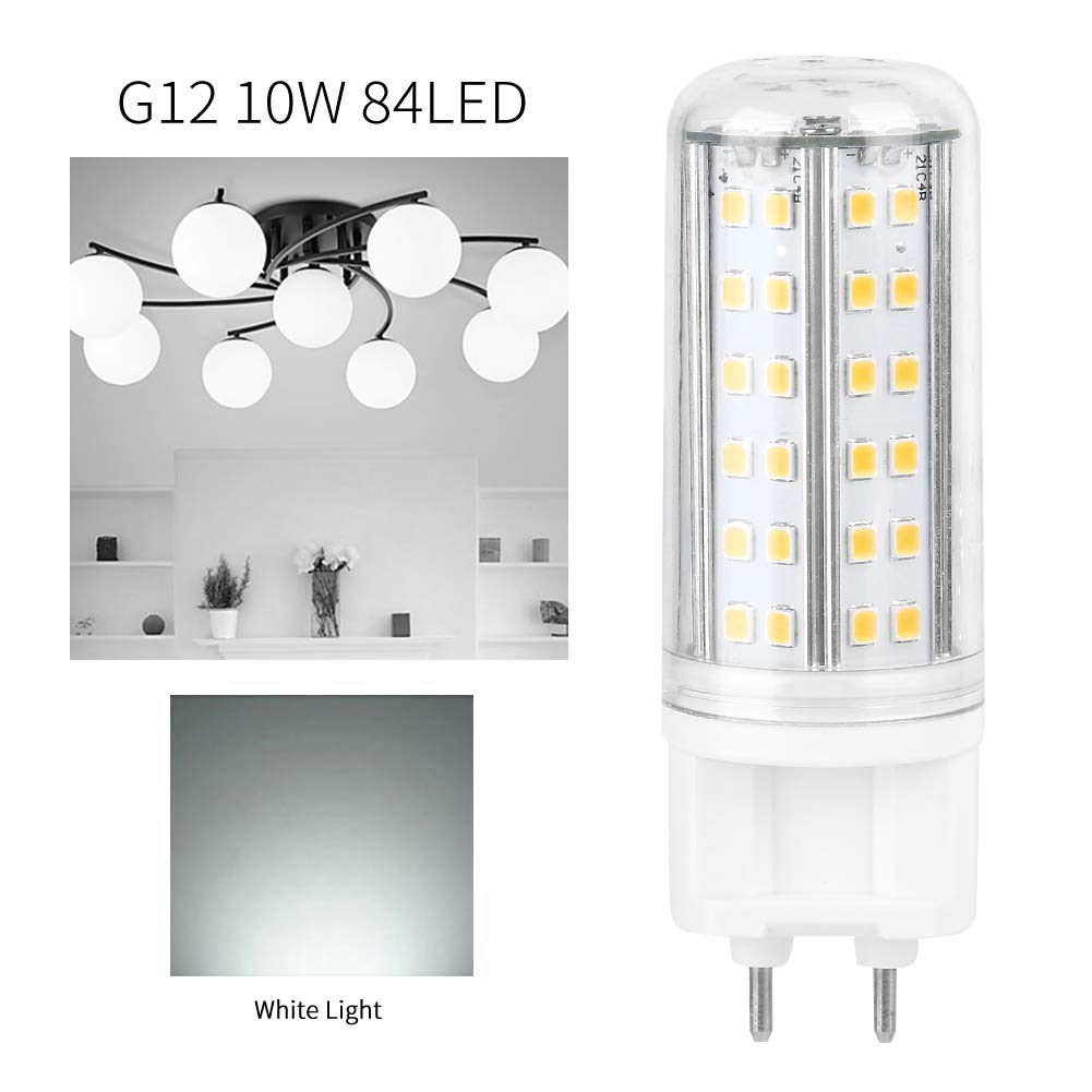 10W G12 LED Corn Bulb - Energy Efficient G12 Base LED Light Replacement for Incandescent Bulbs - Perfect for Street Lights, Warehouse & Commercial Lighting