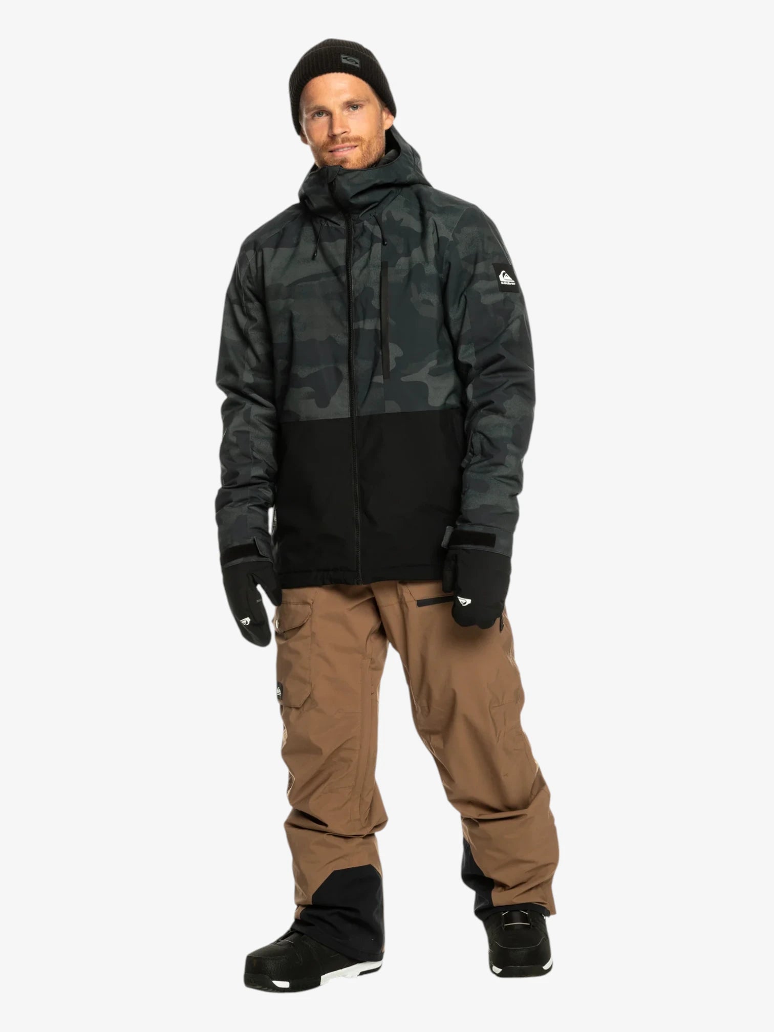 Quiksilver Men's Snow Utility Pants - Brown | Waterproof Snowboard & Ski Pants for Winter Sports & Outdoor Activities