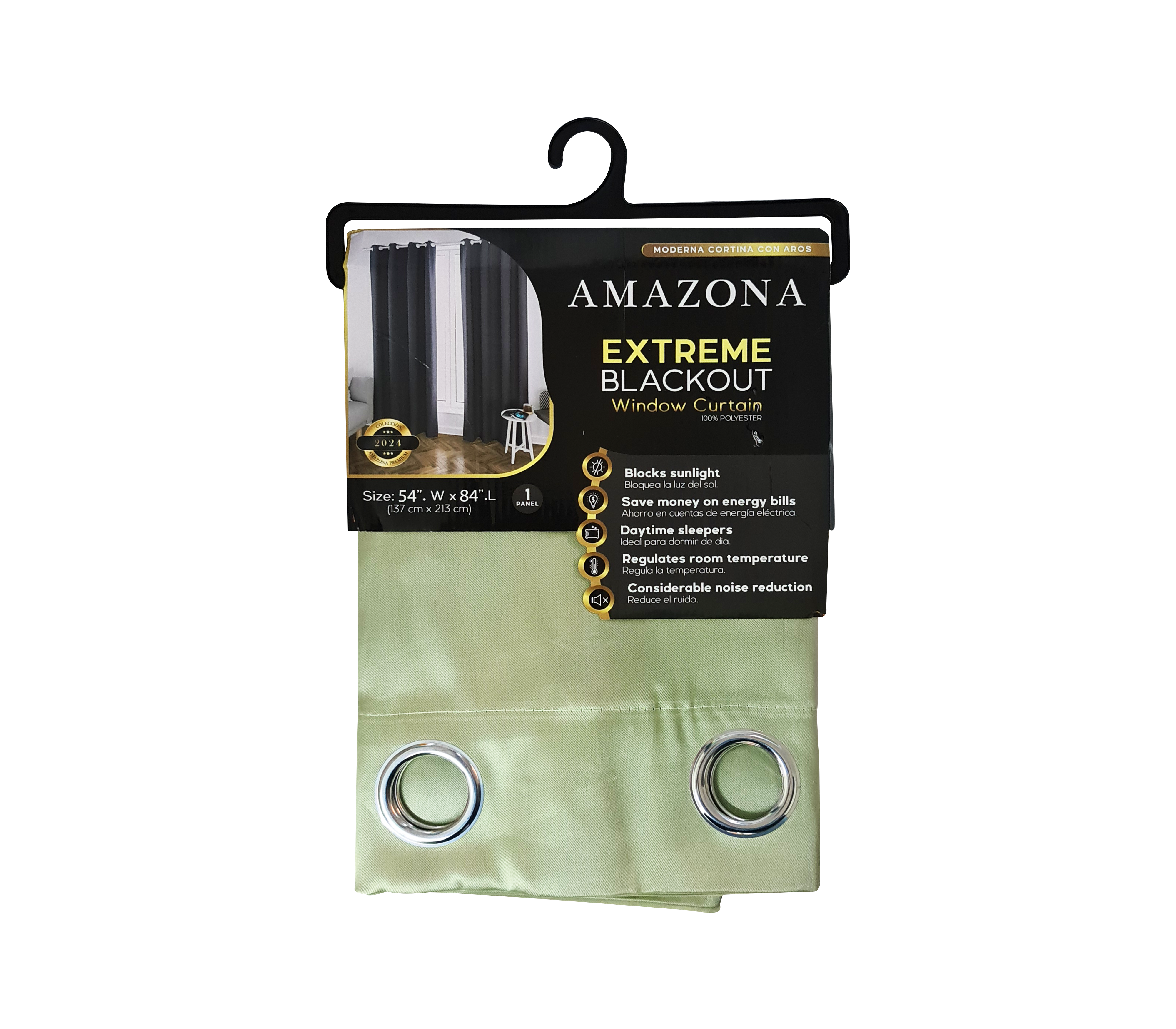 Amazon Extreme Blackout Window Curtain - Thermal Insulated, Noise Reducing, 100% Light Blocking for Bedroom, Living Room & Nursery