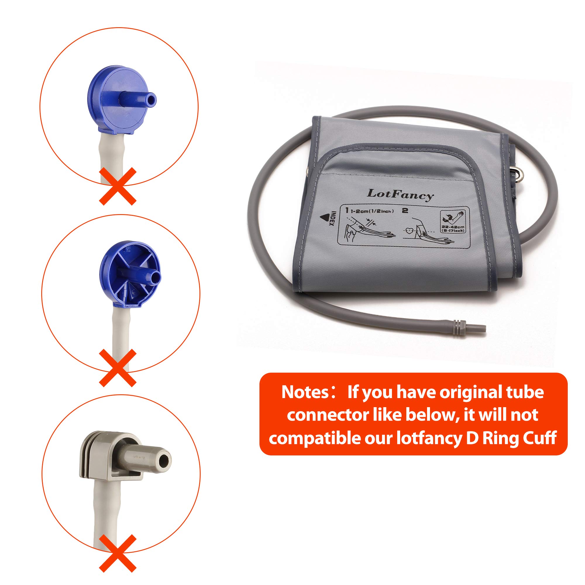 Lotfancy Large Blood Pressure Cuff Arm (11
