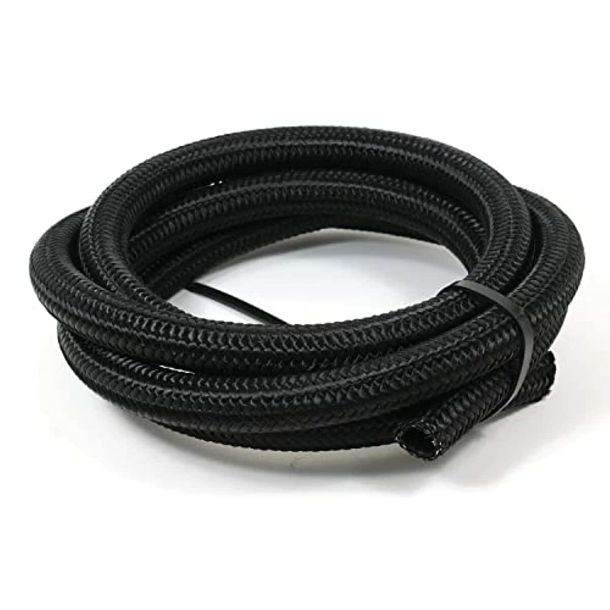 5350810 Black Nylon Stainless Steel Braided Hose -8AN x 10