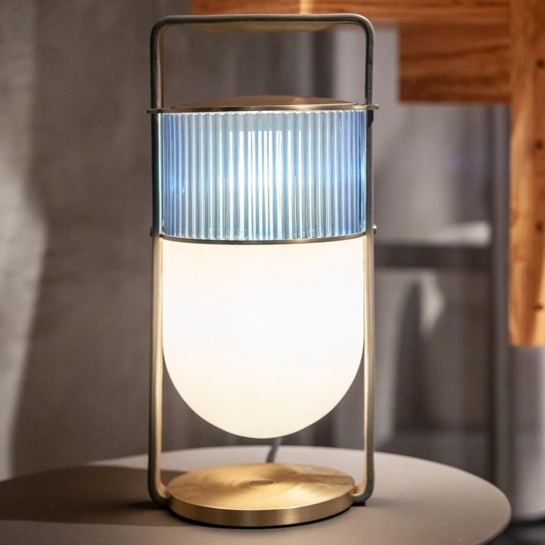 Modern Xi Table Lamp - Stylish LED Bedside Lamp for Bedroom, Living Room & Office - Dimmable Night Light with USB Port - Perfect for Reading, Relaxing & Decor