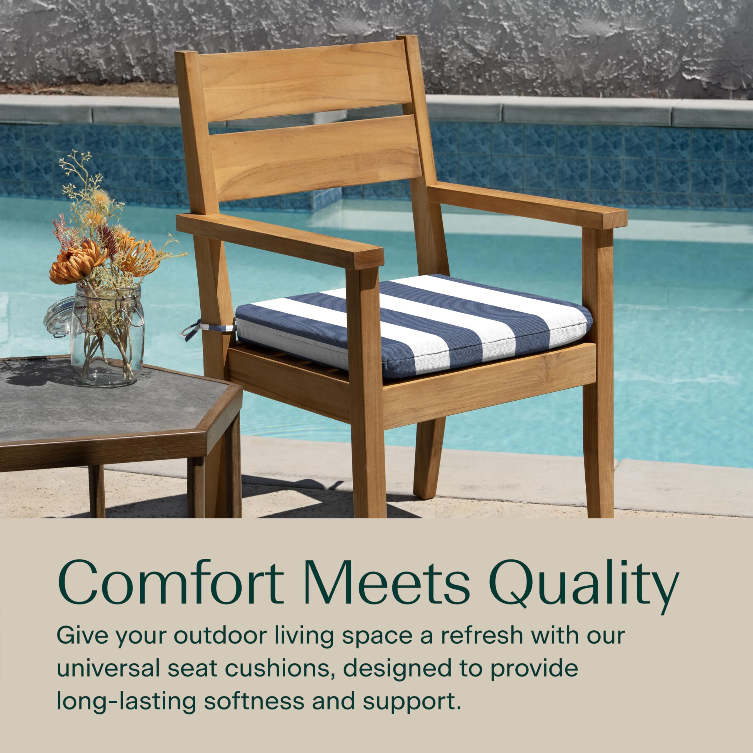 Honeycomb Outdoor Universal Seat Cushion Set - 18