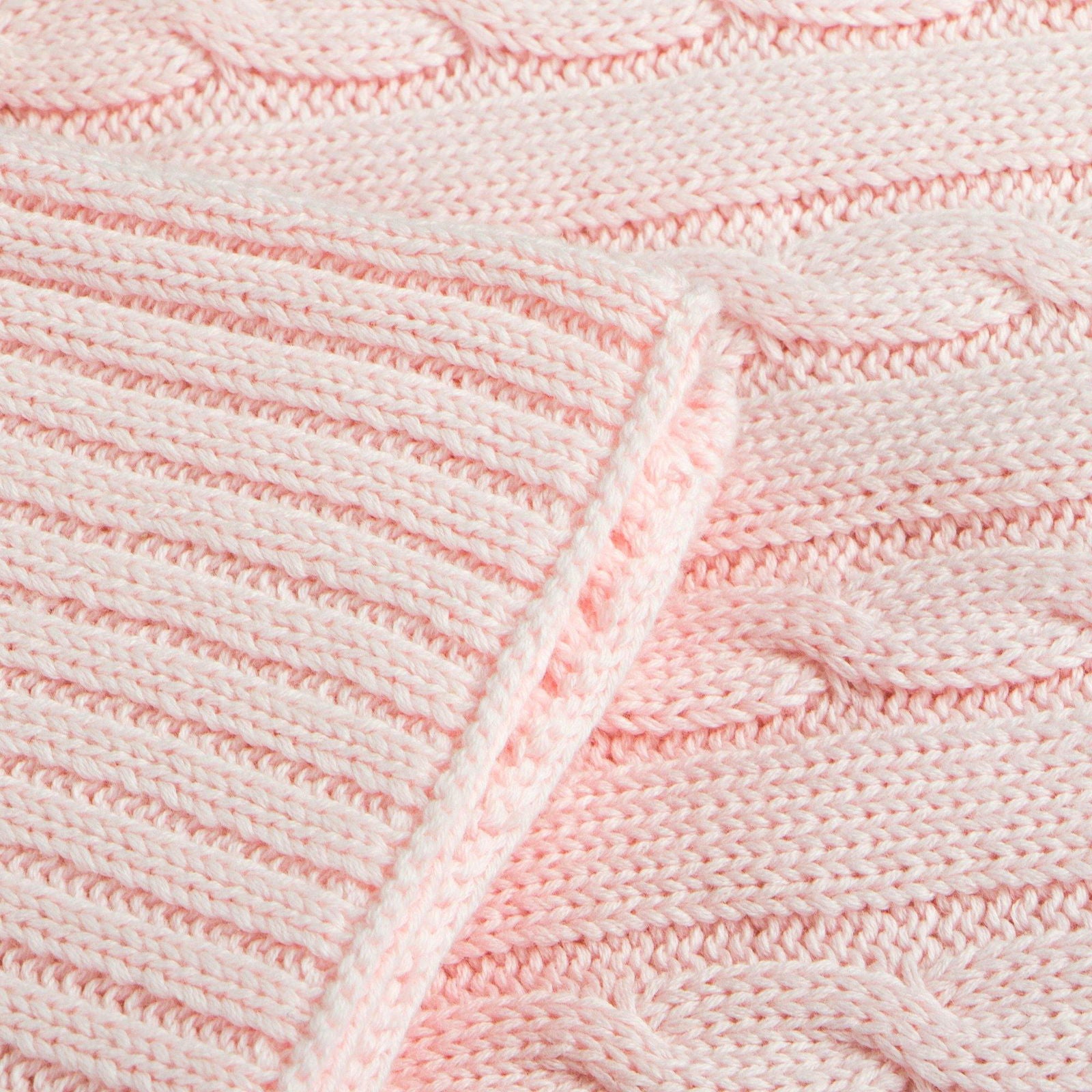 NTBAY Soft Cotton Cable Knit Baby Blanket for Toddlers - Cozy & Breathable Nursery Blanket for Boys & Girls - Perfect for Crib, Stroller, and Snuggling