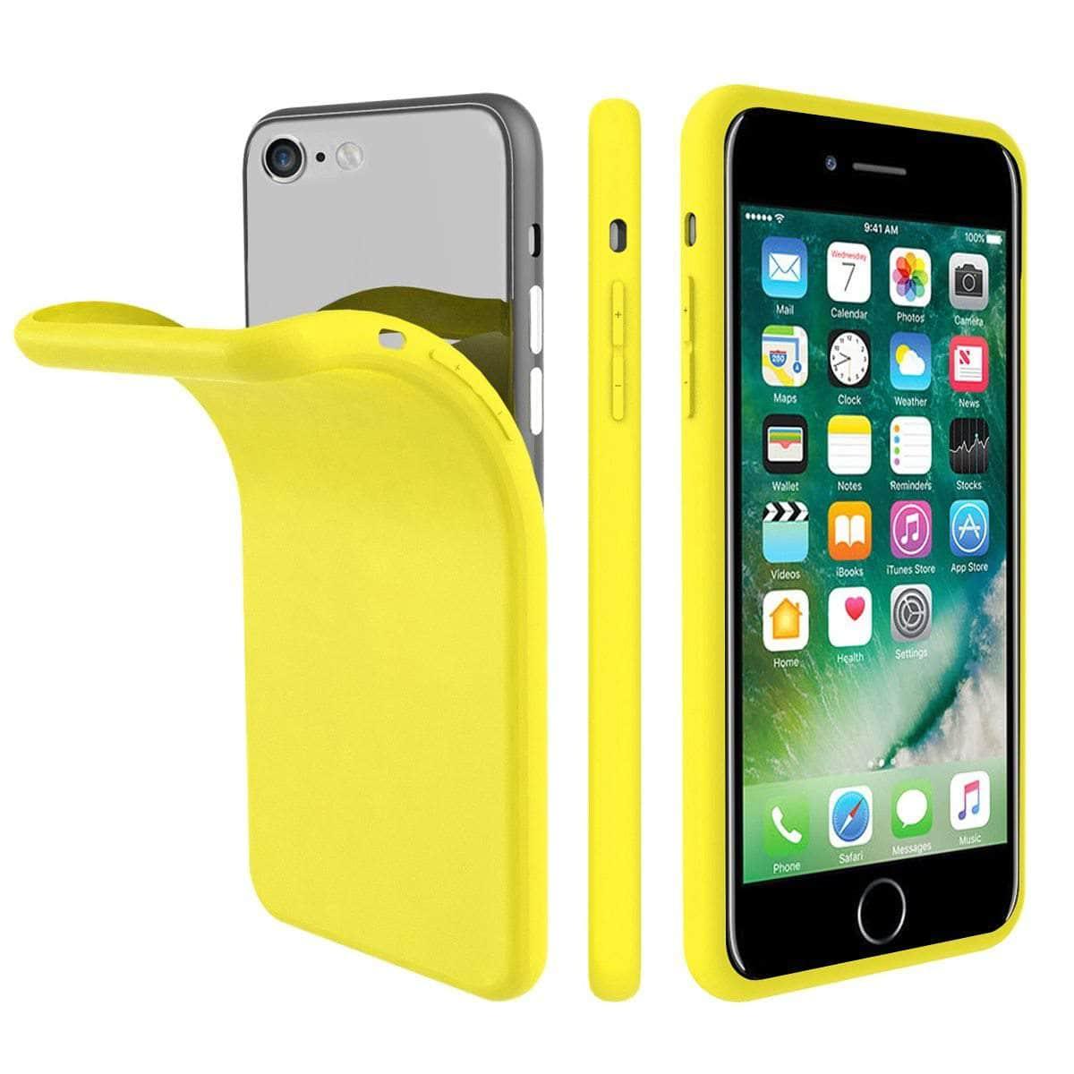 iPhone SE 2020 Case - Soft Silicone Candy Color Protective Cover with Velvet Matte Finish | Perfect for Everyday Use & Gift Giving