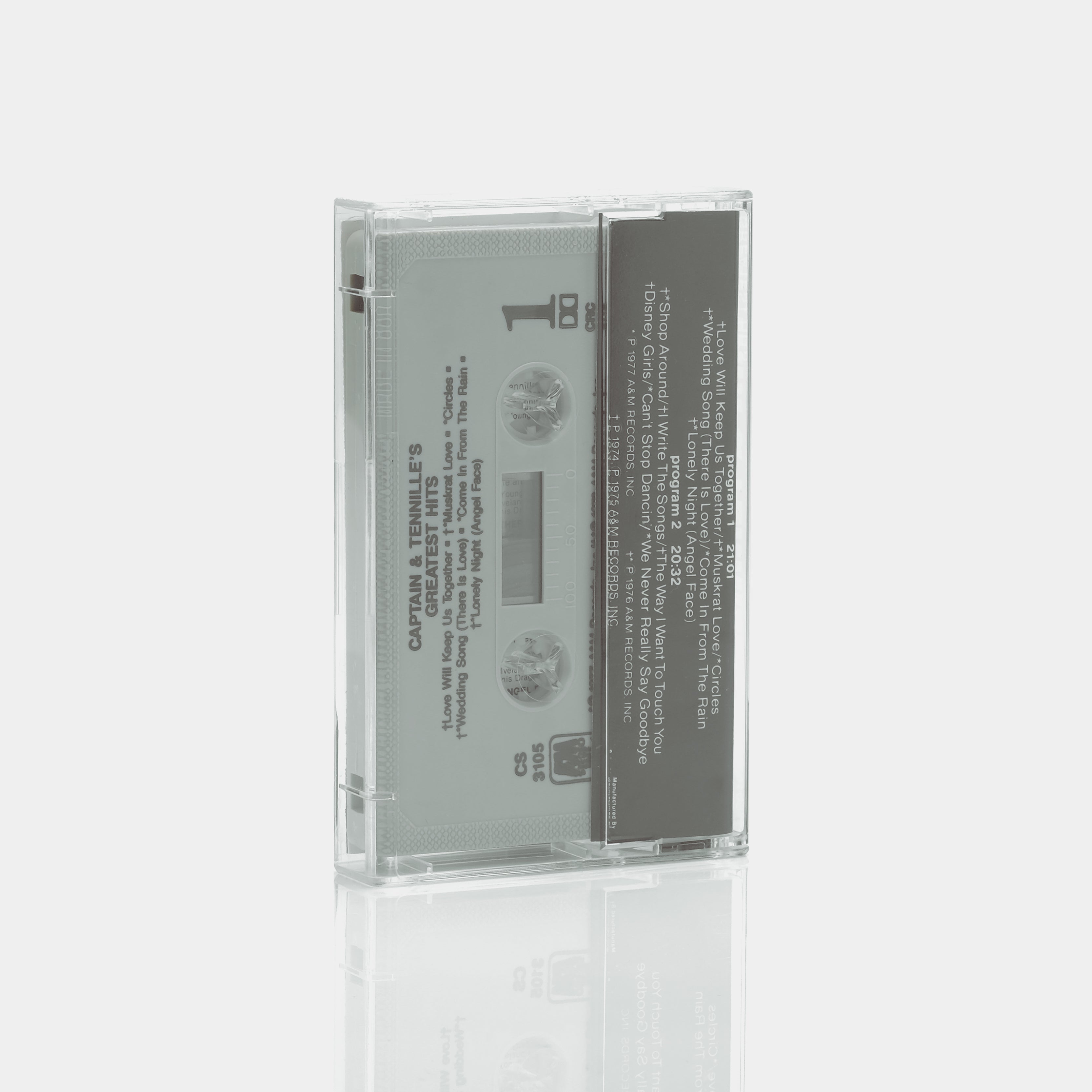 Captain & Tennille's Greatest Hits Cassette Tape - 70s Pop Music Collection - Perfect for Vintage Music Lovers & Car Tape Deck Enthusiasts
