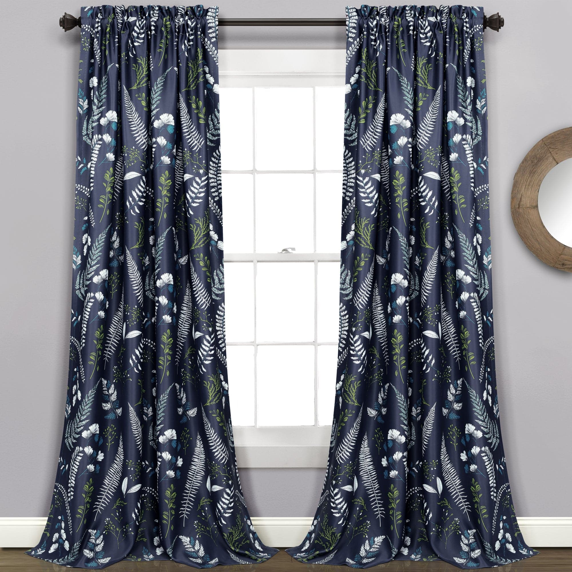 Devonia Light Filtering Window Curtains - Set of 2 Panels for Living Room & Bedroom - Soft Sheer Drapes for Privacy & Sun Protection