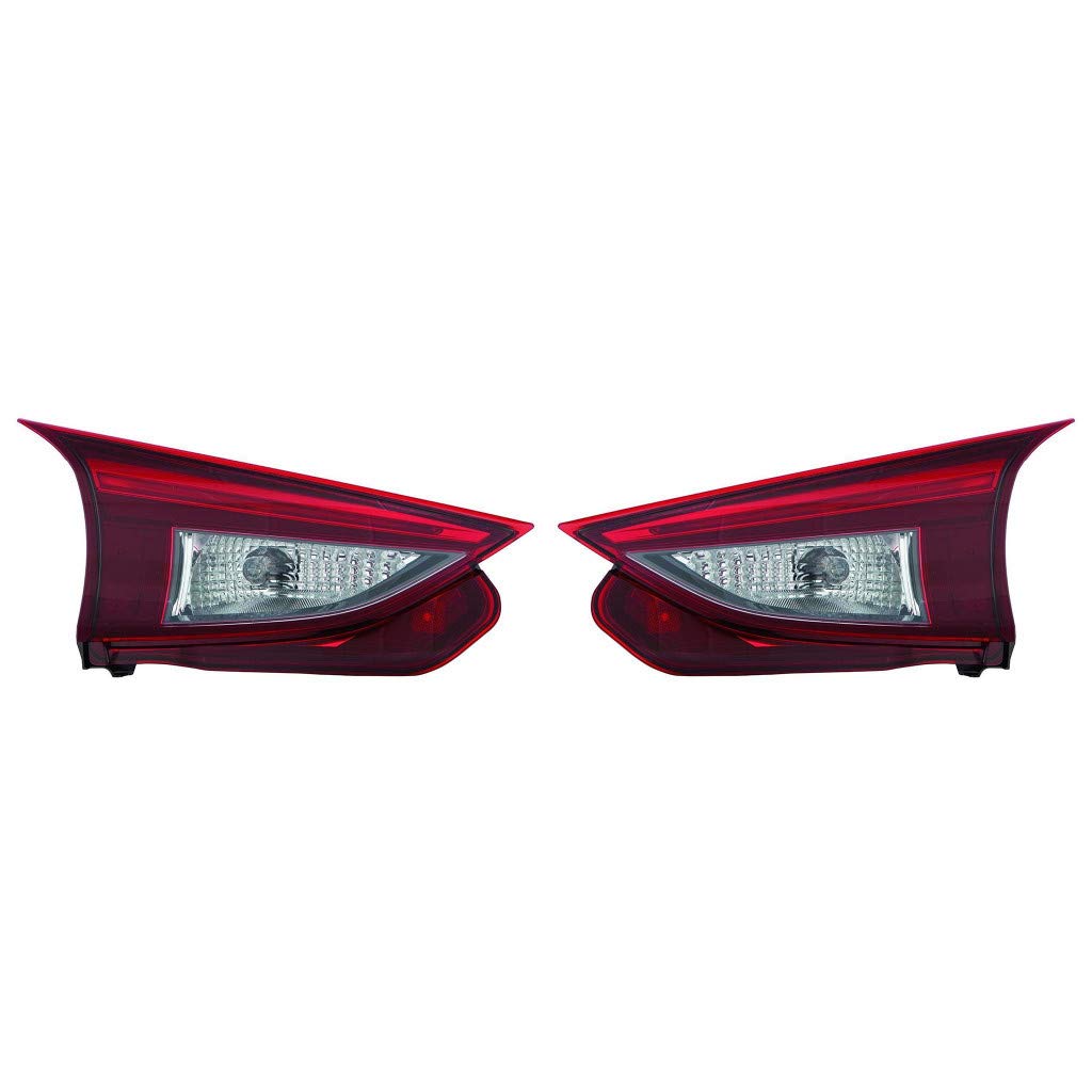 Mazda 3 LED Tail Lights Pair for 2014-2018 Models - Driver & Passenger Side Replacement (MA2802113) | Enhanced Visibility & Style for Night Driving