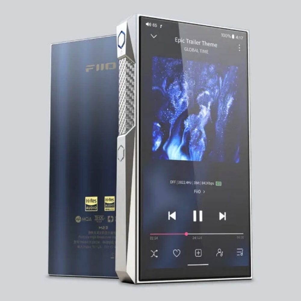 FiiO M23 High Resolution Portable Music Player with AK4191EQ+AK4499EX DAC - Perfect for Audiophiles & Travel Listening