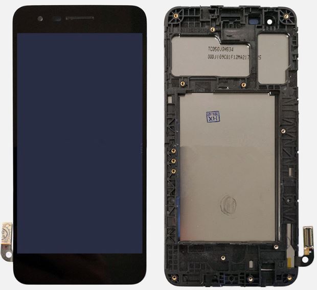 LG Rebel 4 Screen Replacement Kit - Premium LCD Display with Frame for L212/L212VL/L212BL/LML211BL - Easy DIY Phone Repair for Home & Office Use