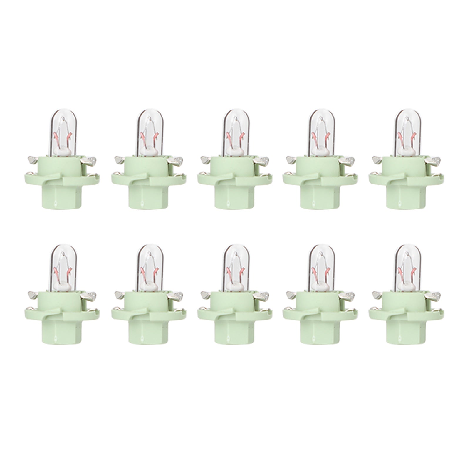 10 Pack OSRAM 2352MFX6 12V 2W BX8.4d Car Instrument Panel Lights - Replacement Bulbs for Dashboard, Gauges & Interior Lighting