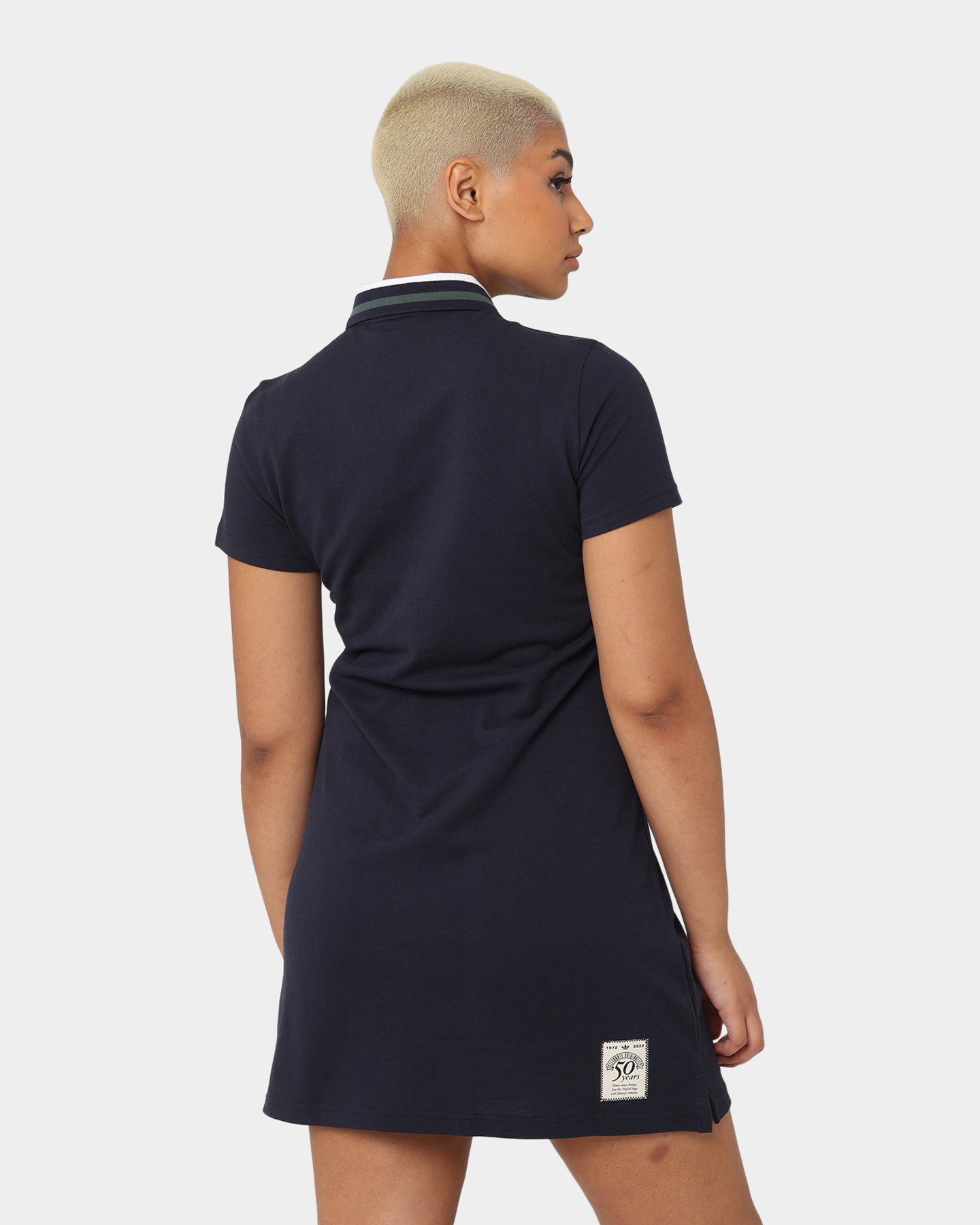 Adidas Women's Original Class of '72 Polo Dress in Legend Ink - Vintage-Inspired Tennis & Casual Wear for Women