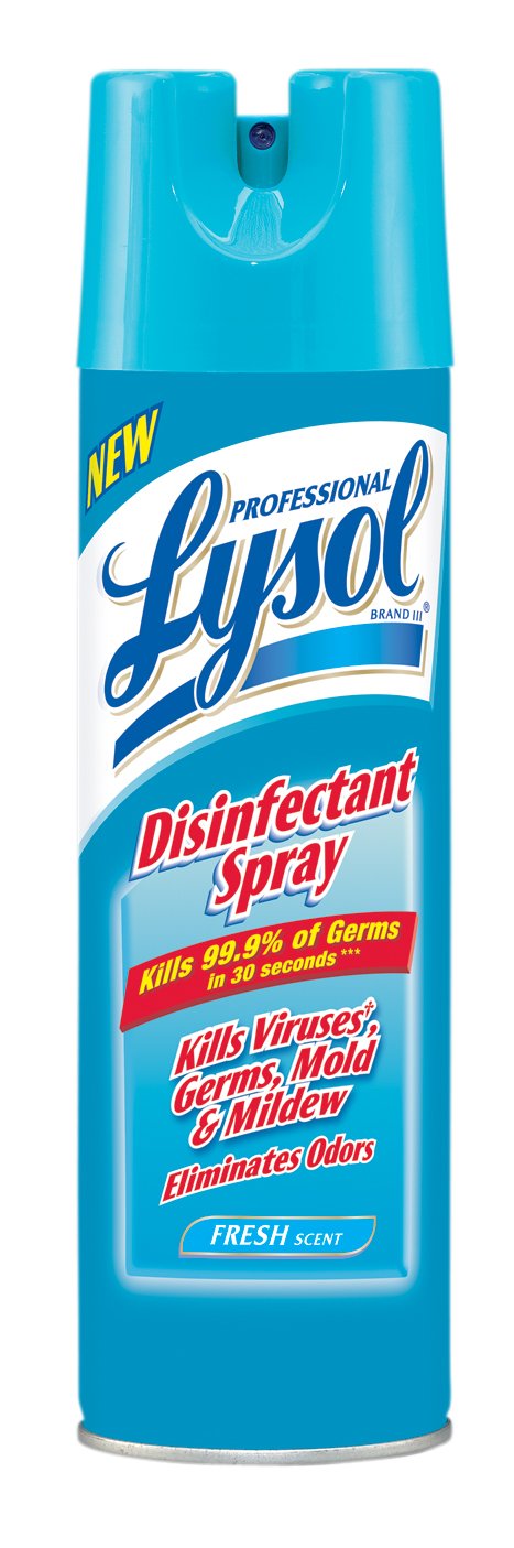 Lysol Disinfectant Spray - Fresh Scent, 228oz (12 Pack of 19oz) | Professional-Grade Disinfectant for Home, Office & Gym | Kills 99.9% of Germs & Viruses