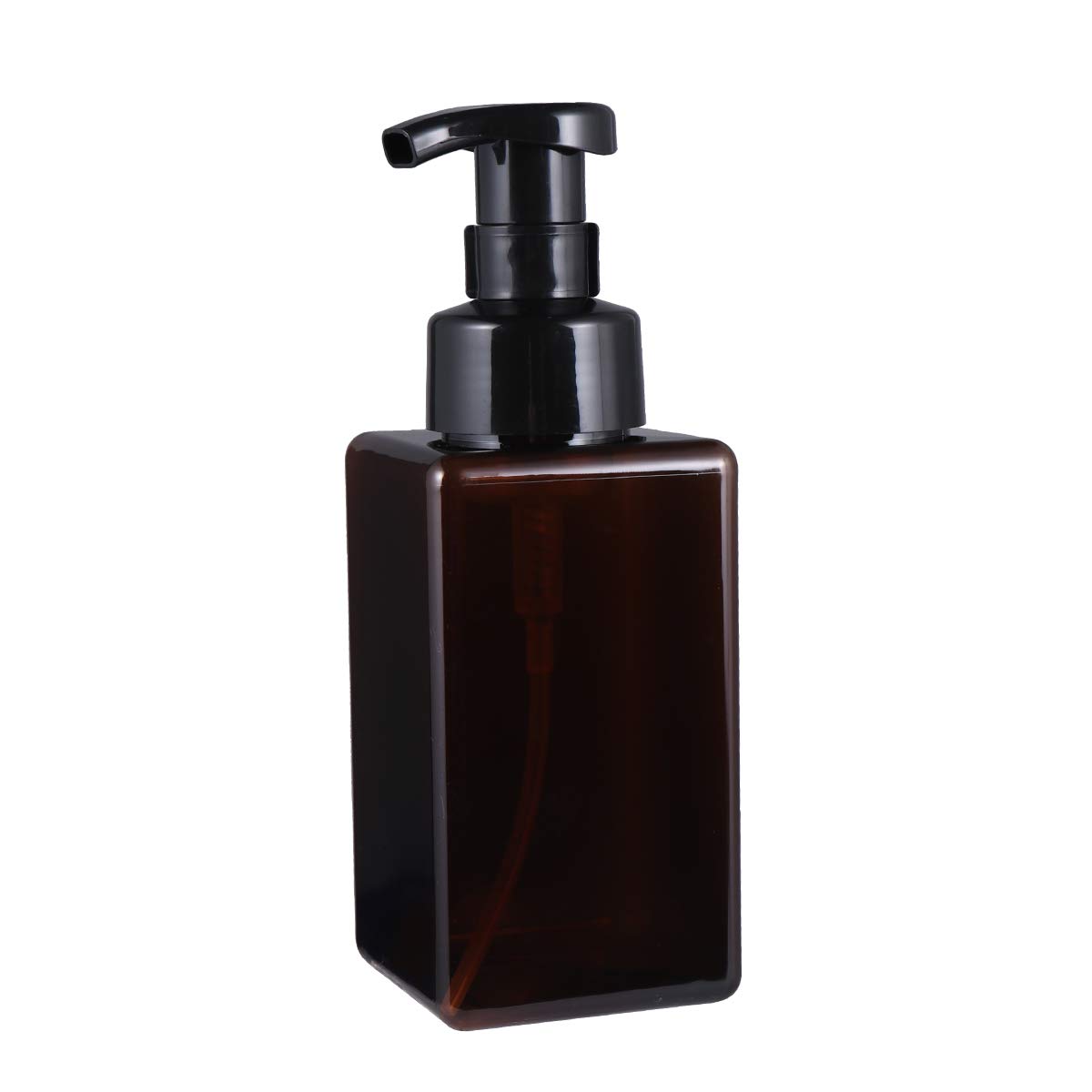 Cabilock 2-Pack Square Foam Soap Dispenser Bottles - Empty Lotion Pump Bottles for Kids, Liquid Soap & Hand Sanitizer - Perfect for Bathroom, Kitchen & Travel Organizer