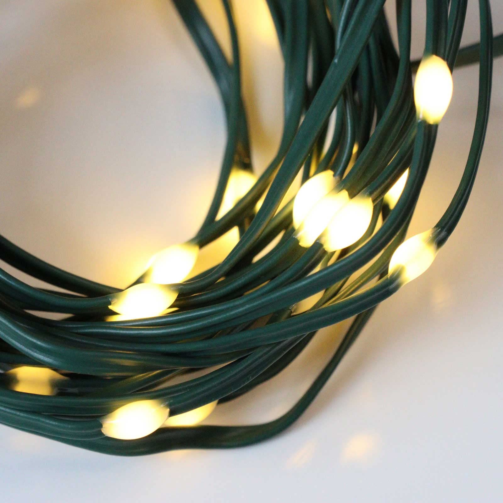 30 LED Battery Operated Christmas Lights - Warm White Waterproof Fairy String Lights with Timer for Indoor/Outdoor Holiday Decor | Perfect for Tree, Patio, Garden, Mantel & Window Decorations