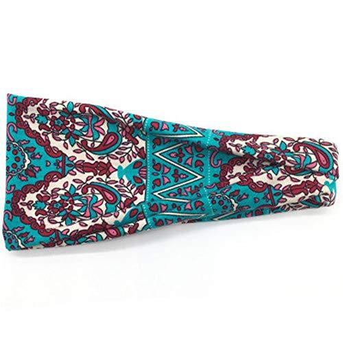 Stylish Printed Hair Bands Set for Women - 6 Pack Fashion Hair Accessories for Ponytail, Bun & Everyday Use - Perfect for Workout, Office & Casual Wear