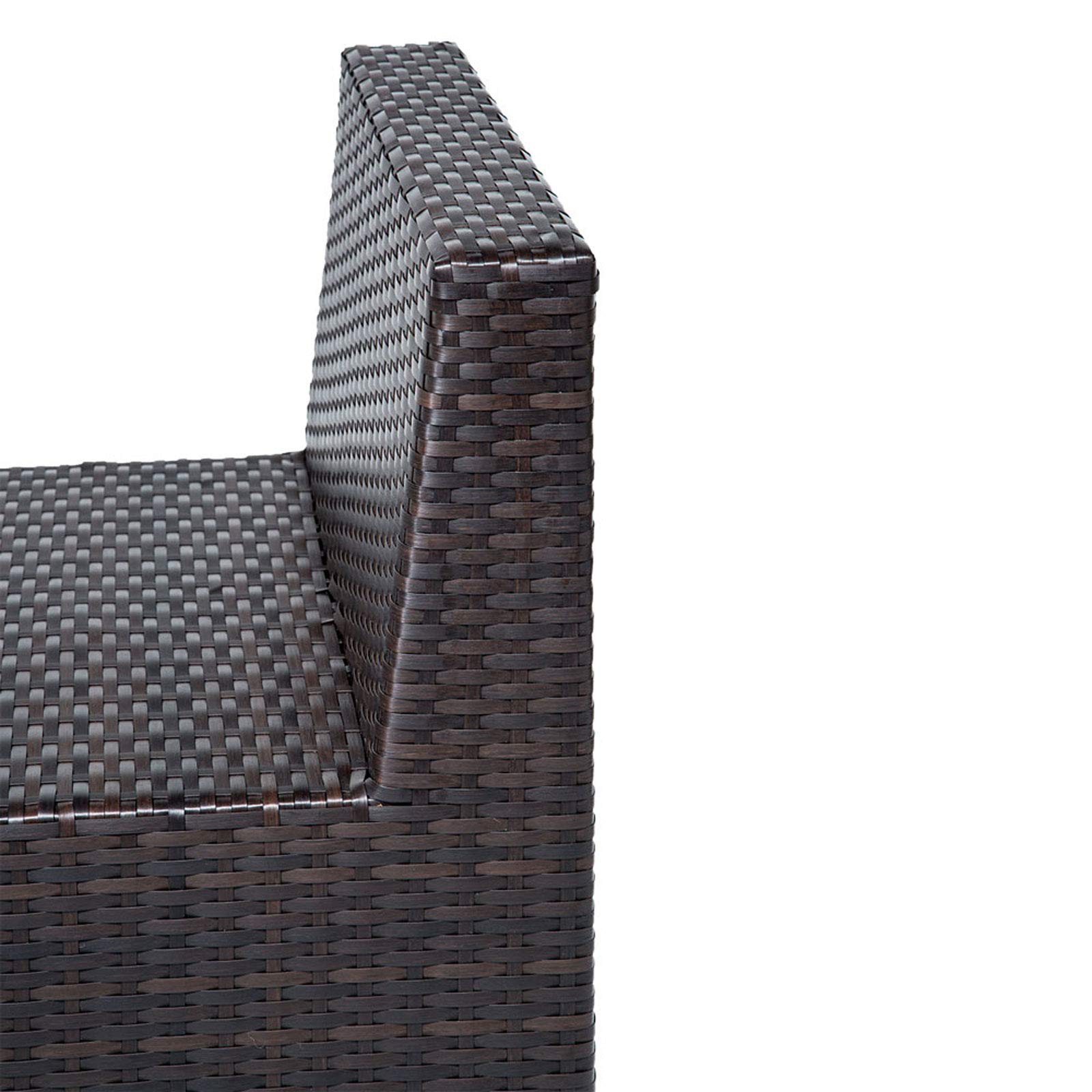 TK Classics 9-Piece Belle Outdoor Wicker Patio Furniture Set - Rattan Sofa, Chairs & Coffee Table - Perfect for Garden, Poolside & Backyard Relaxation (Aruba 09a)