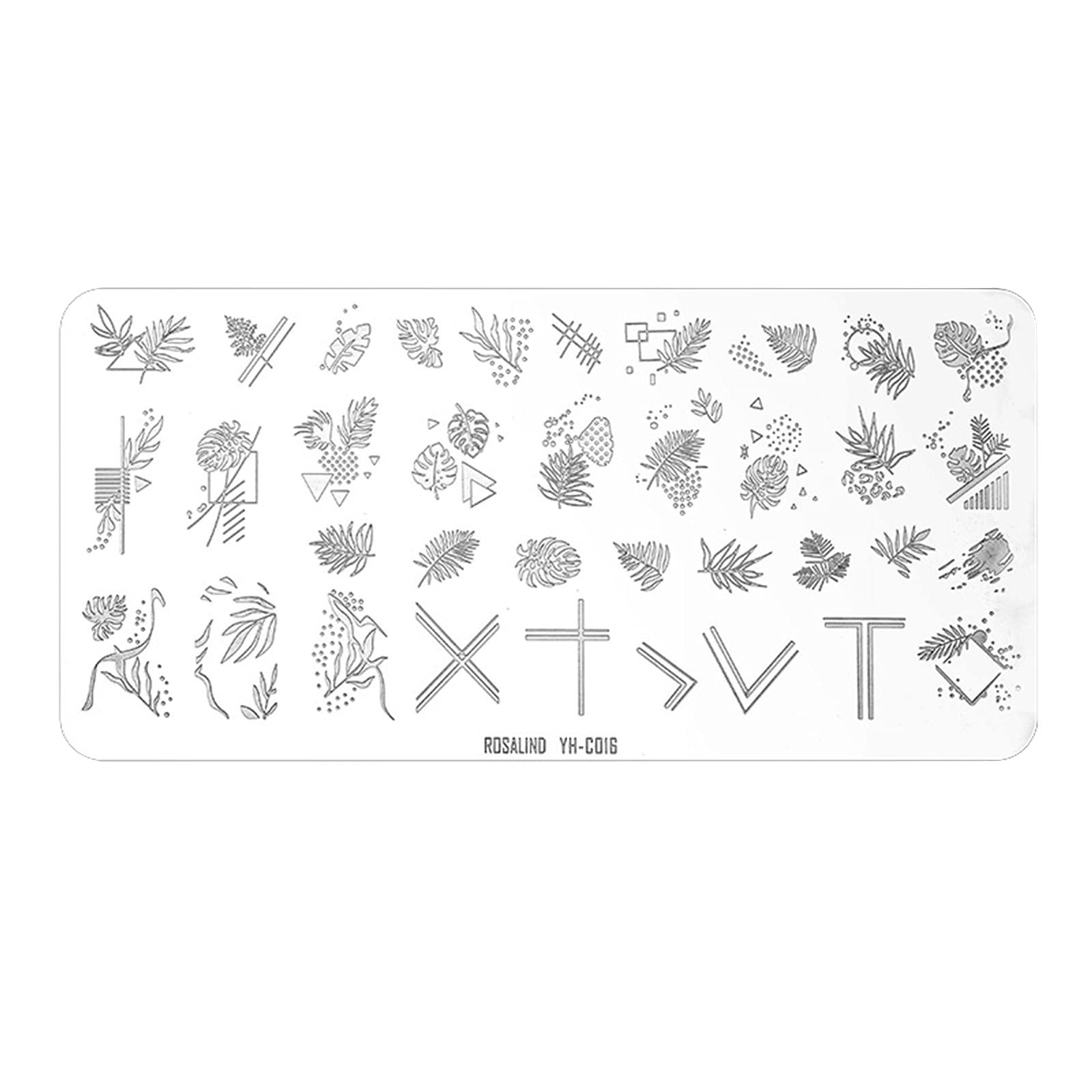 Professional Nail Art Stencil Stamp Plates - Animal & Floral Manicure Templates for DIY Nail Decoration | Perfect for Salon, Home Use & Gift Giving