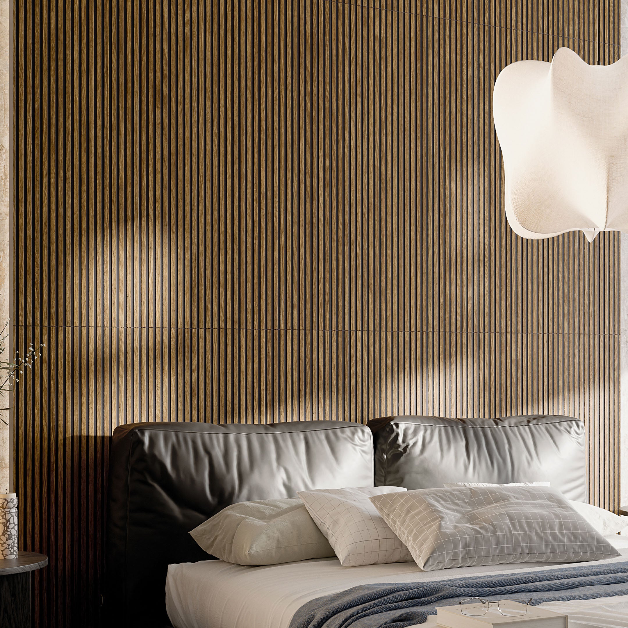 Canne Wood Slat Fluted Porcelain Tile - Rustic Wood-Look Flooring for Living Room, Kitchen & Bathroom