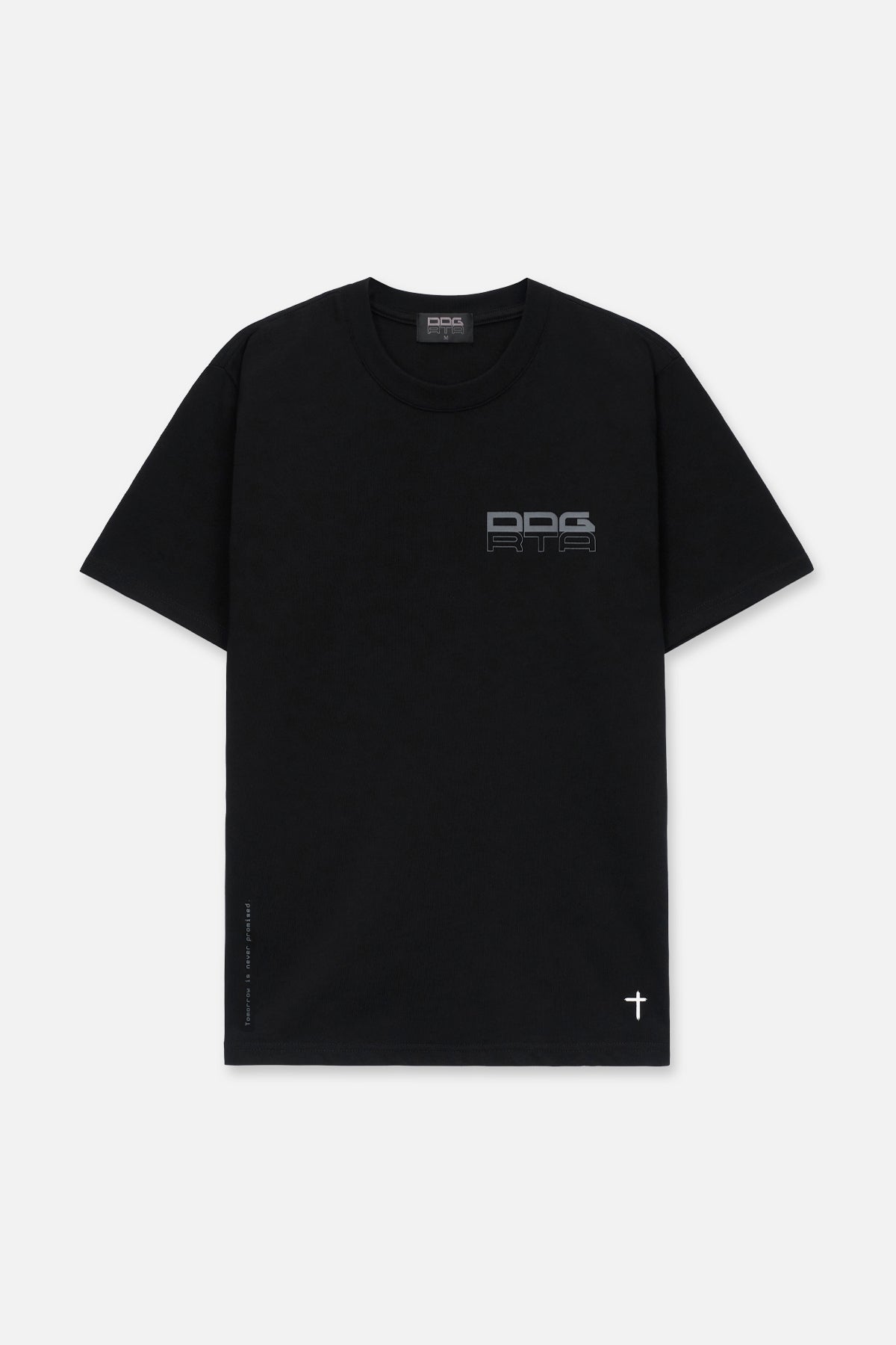 Liam Short Sleeve T-Shirt for Men | Black DDG Grid Print | Casual Wear & Street Style Outfits