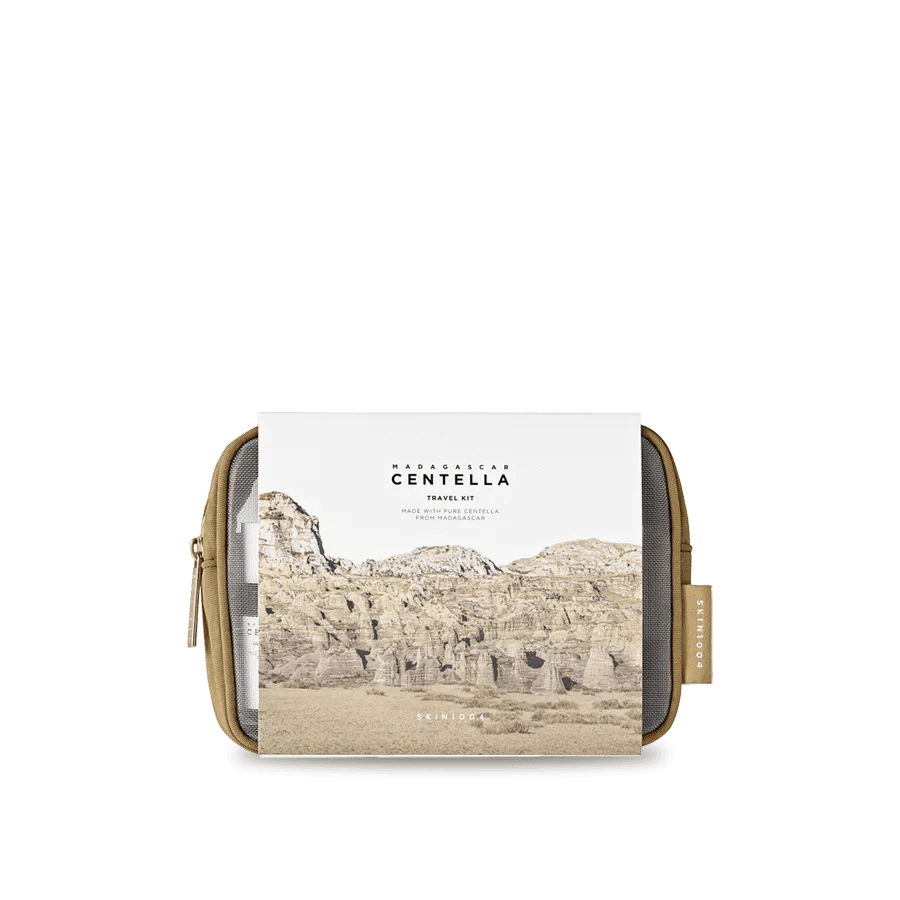 SKIN1004 Madagascar Centella Travel Kit Box 150mL - Soothing Facial Care Set for Sensitive Skin | Perfect for Travel, On-the-Go Skincare & Daily Hydration