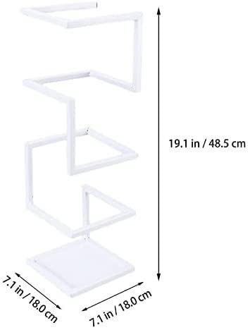 Creative Iron Umbrella Stand - Heavy Duty Metal Umbrella Holder & Organizer for Hallway, Entryway, Office - Space Saving Umbrella Storage Rack (Black) - Perfect for Home, Hotel, Restaurant & Commercial Use