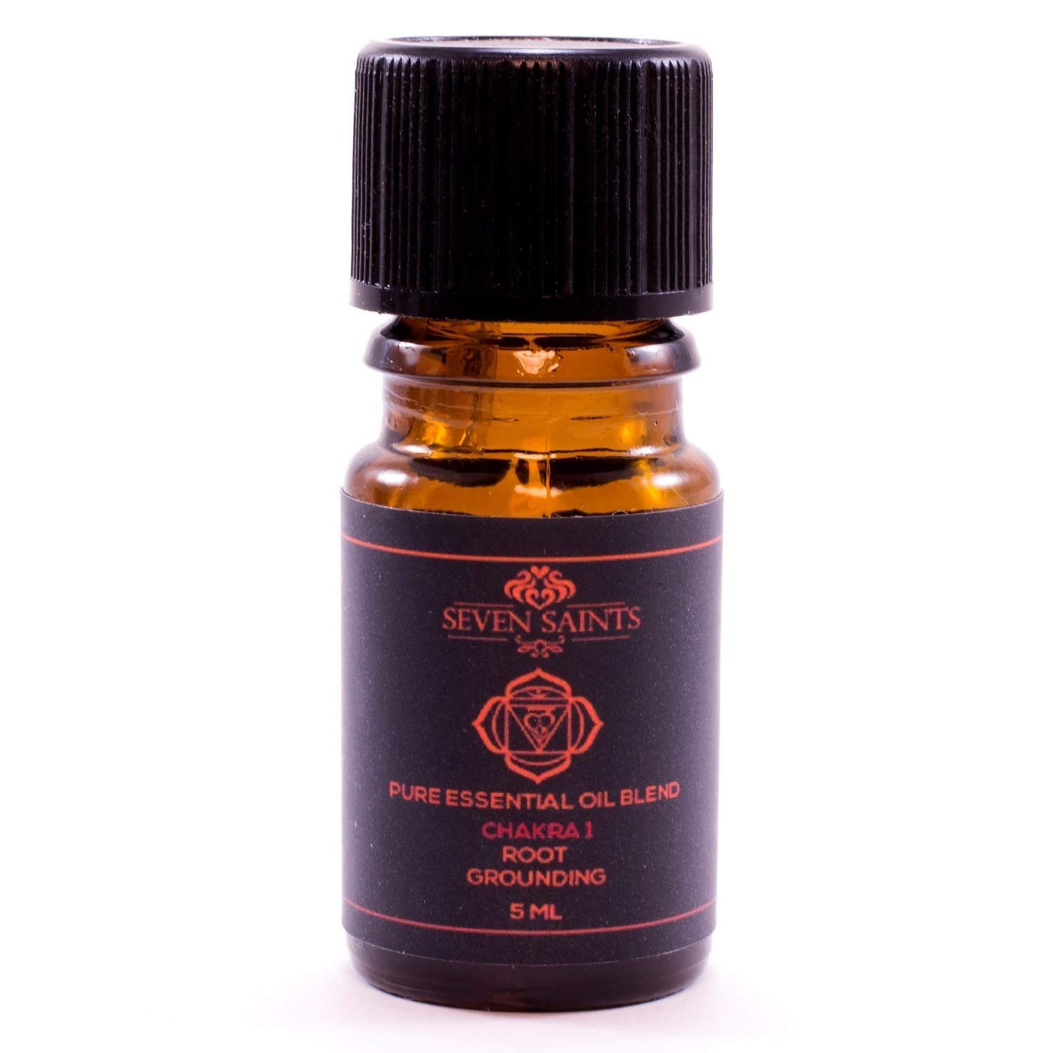 100% Pure Chakra Balancing Aromatherapy Essential Oil - Therapeutic Grade for Diffusers, Humidifiers, Massage & Skin/Hair Care - 5ml Root Chakra Blend | Perfect for Meditation, Yoga & Stress Relief