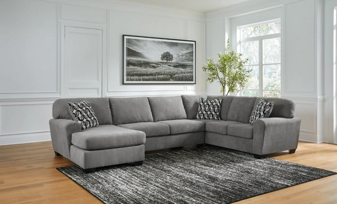 Birkdale Court 3-Piece Sectional Sofa with Left-Hand Facing Chaise - Modern Living Room Furniture for Small Spaces & Family Gatherings