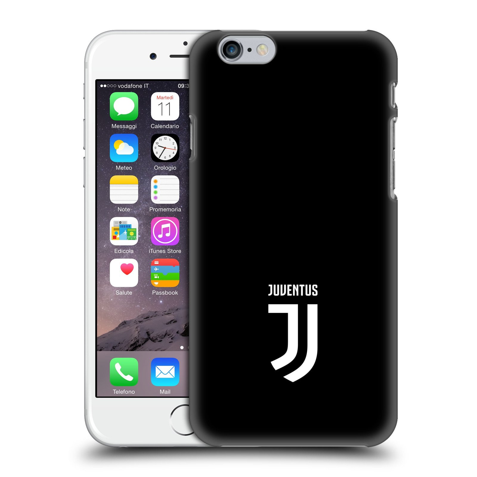 Officially Licensed Juventus FC Hard Phone Case for iPhone 6/6s - Durable Protective Cover with Stylish Football Club Design - Perfect for Soccer Fans, Daily Use & Gift Giving