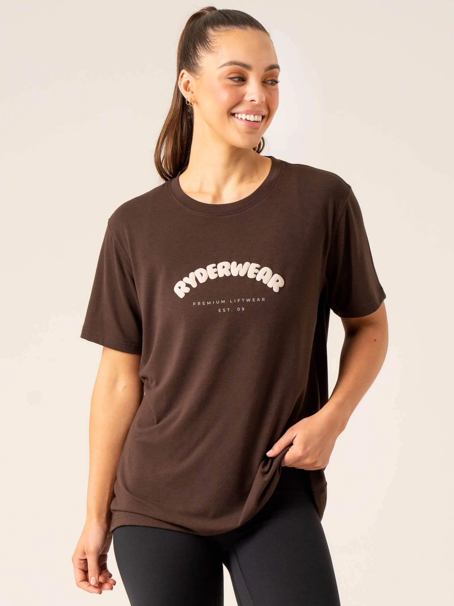 Off Side Longline T-Shirt in Chocolate Brown - Stylish & Comfortable Casual Wear for Men | Perfect for Everyday Outfits, Streetwear & Layering