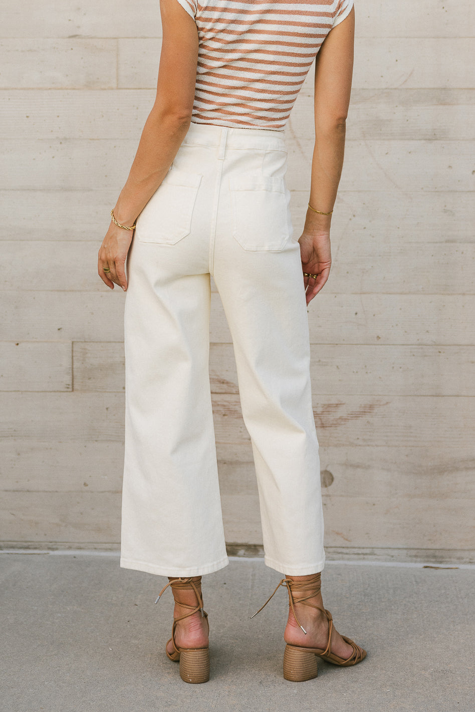 Amiri Wide Leg Jeans for Women - Cream High Waist Distressed Denim Pants | Casual Streetwear, Vintage Style, Comfortable Everyday Wear