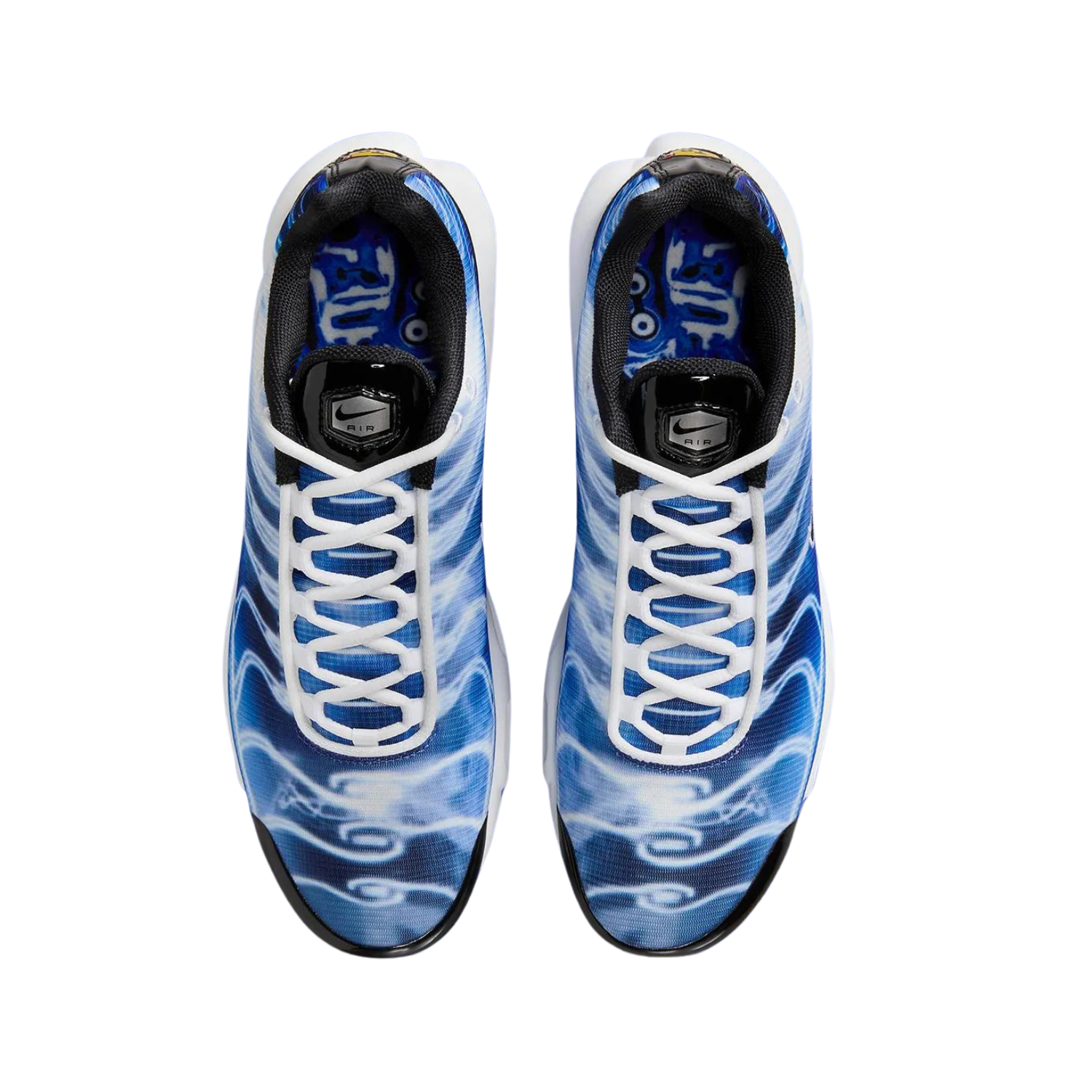 Nike Air Max Plus Light Running Shoes for Men - Old Royal Black & Varsity Ice Blue - Comfortable Sneakers for Jogging, Gym & Casual Wear