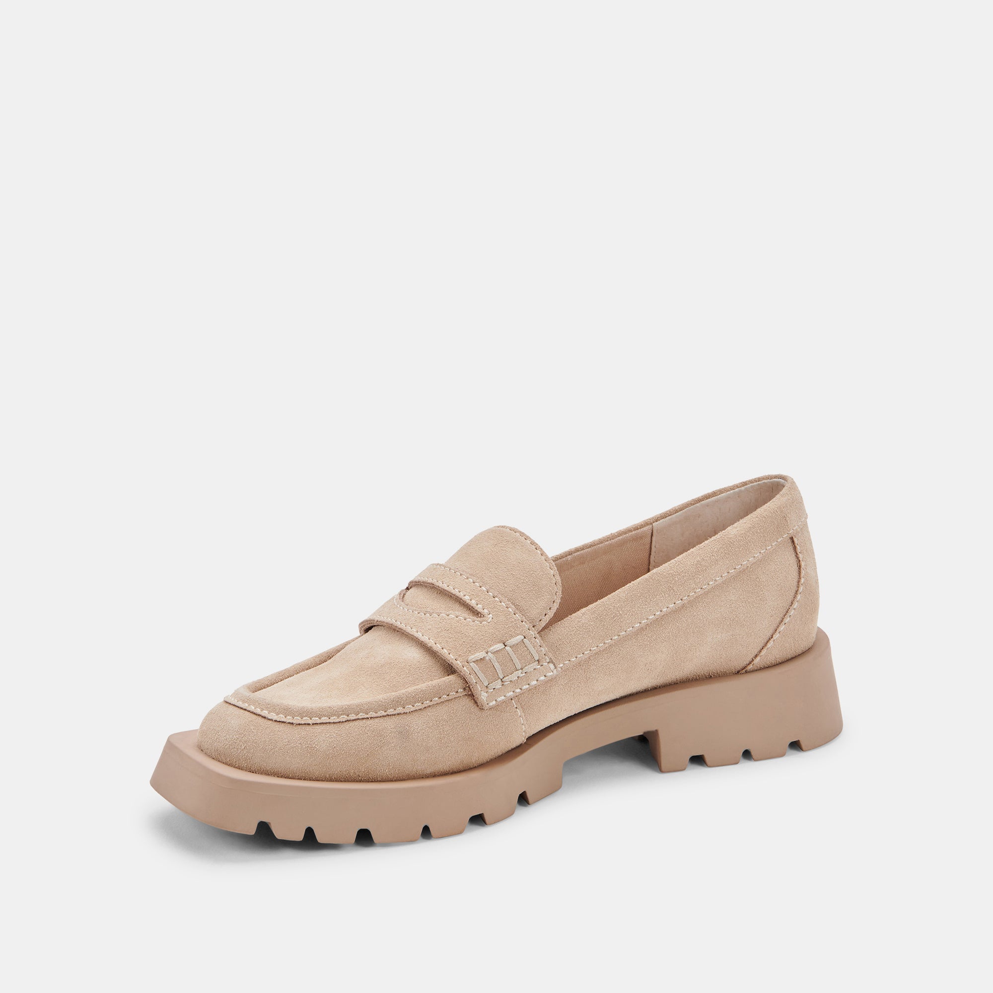 ELIAS WIDE FLATS DUNE SUEDE - Comfortable Women's Slip-On Shoes for Casual Wear, Work & Travel | ReVita Brand