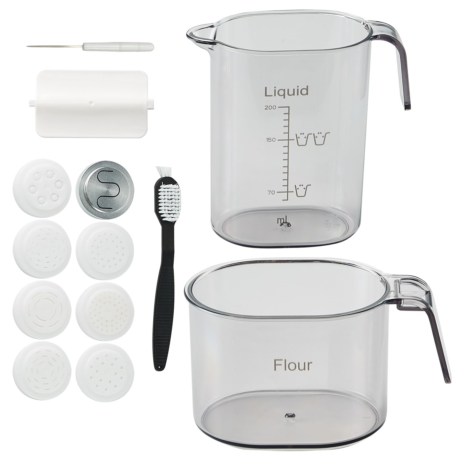 VEVOR 150W Automatic Electric Pasta Maker Machine - 8 Pasta Shapes, 4 Intelligent Modes, 500g Flour Capacity with Measuring Cups & Cleaning Brush for Home Kitchen | Perfect for Fresh Homemade Pasta, Italian Dishes & Family Cooking