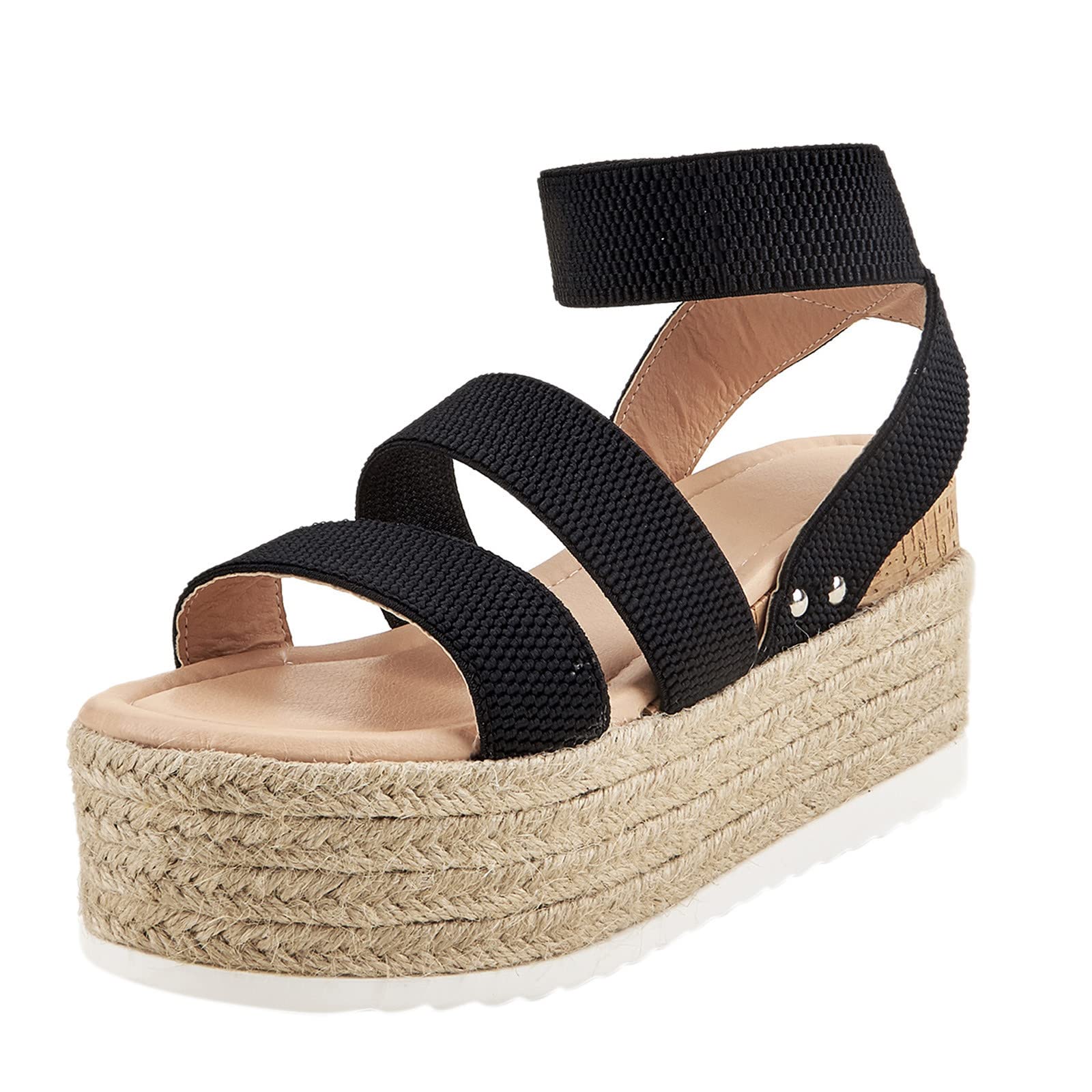 Elegant Pink Wedge Sandals for Women - Dressy Summer Heels with Solid Comfort | Perfect for Beach Vacations, Date Nights & Casual Outings